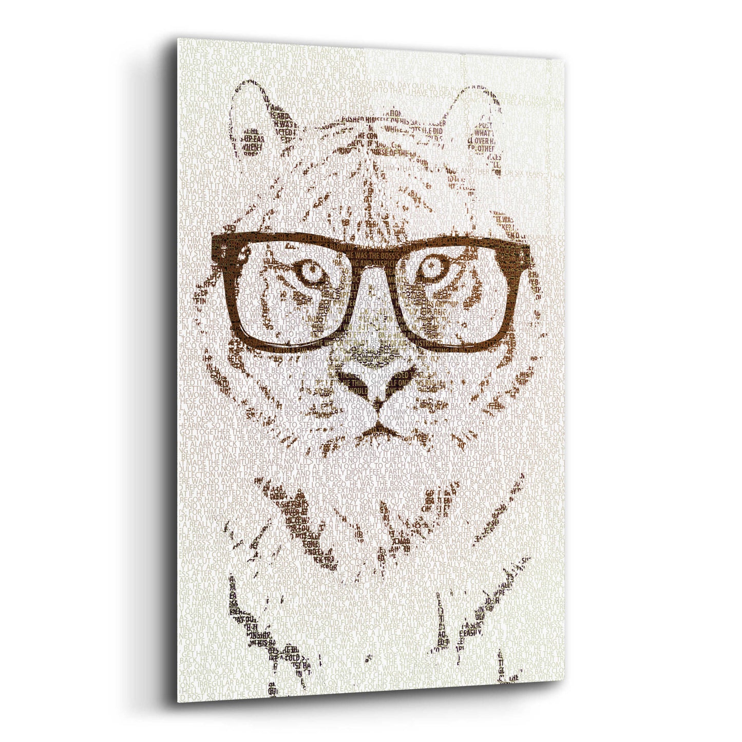 Epic Art 'Hipster Tiger' by Paula Belle Flores, Acrylic Glass Wall Art,12x16