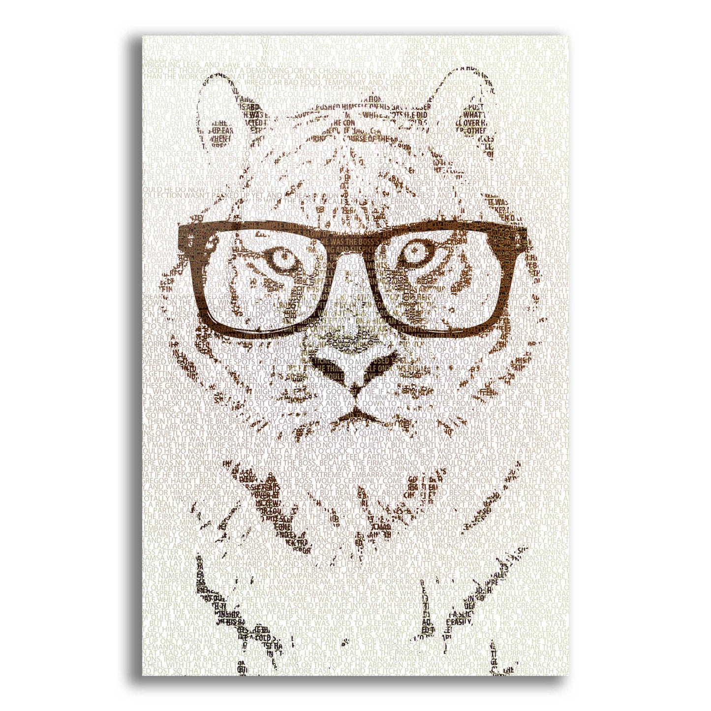 Epic Art 'Hipster Tiger' by Paula Belle Flores, Acrylic Glass Wall Art,16x24