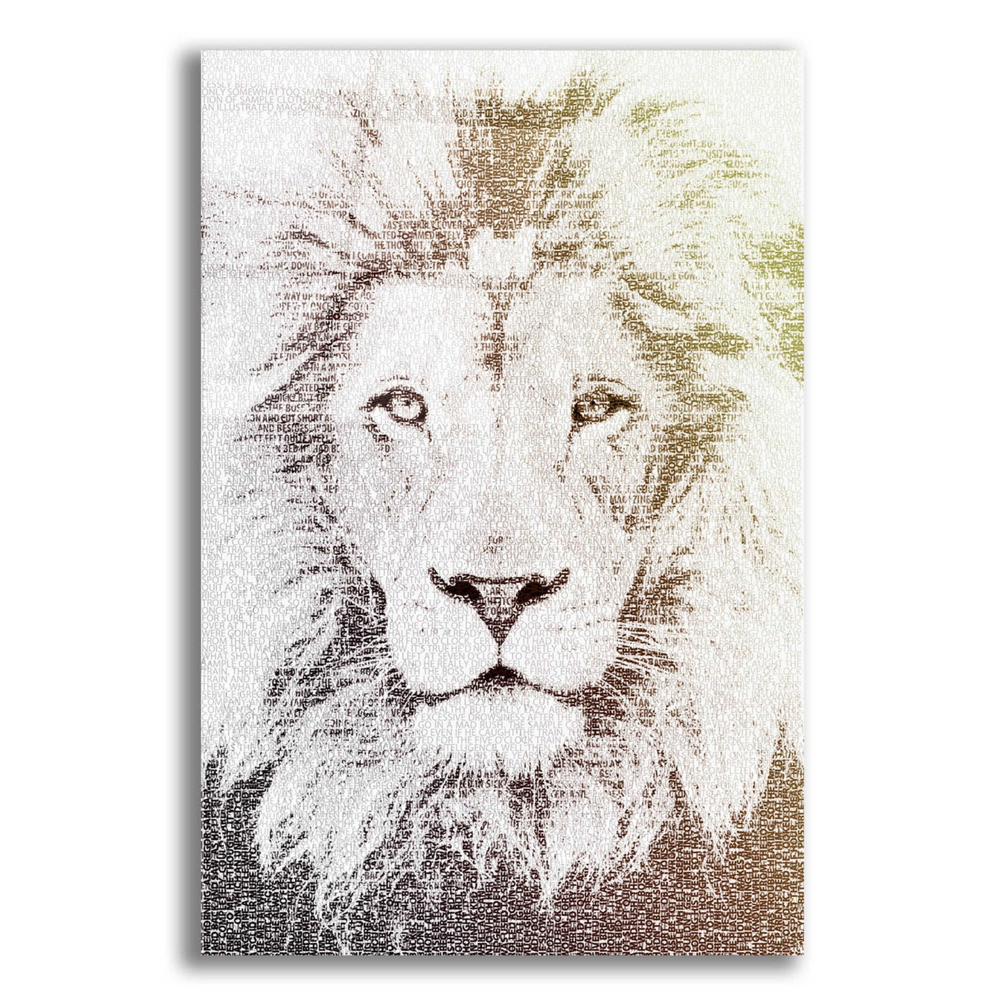 Epic Art 'Lion' by Paula Belle Flores, Acrylic Glass Wall Art,12x16