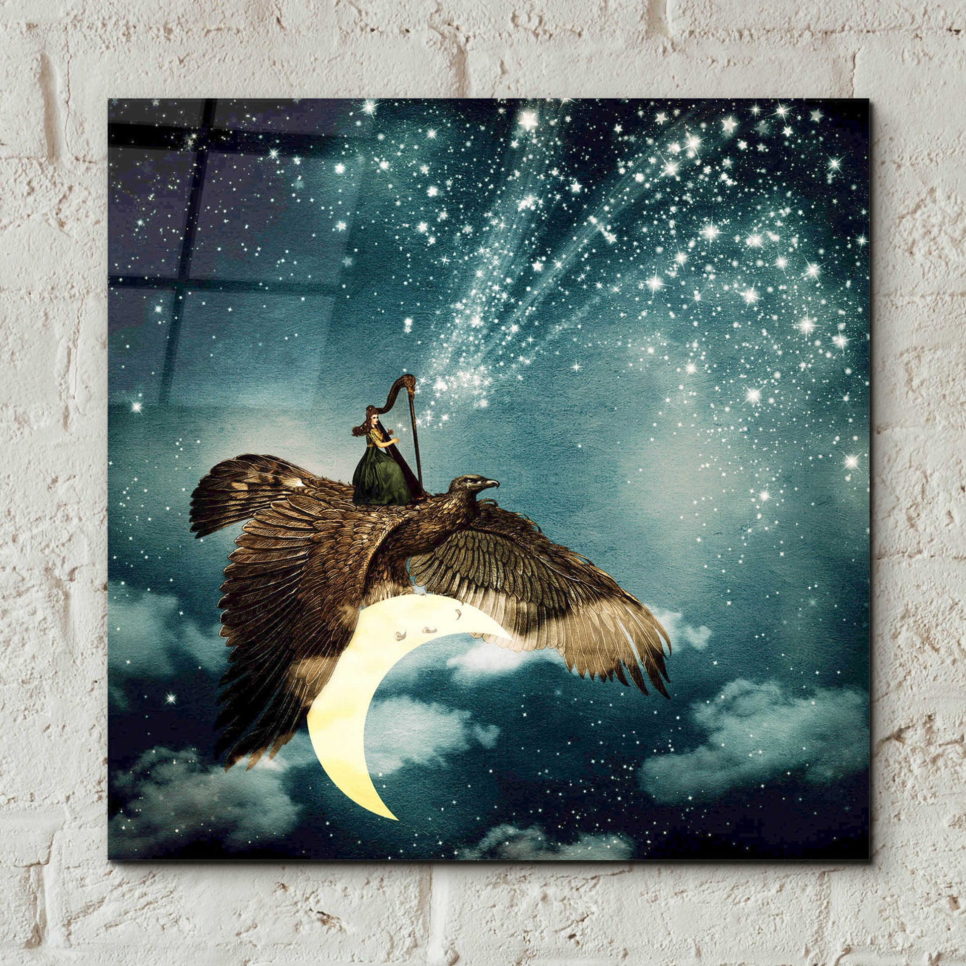 Epic Art 'The Night Goddess' by Paula Belle Flores, Acrylic Glass Wall Art,12x12