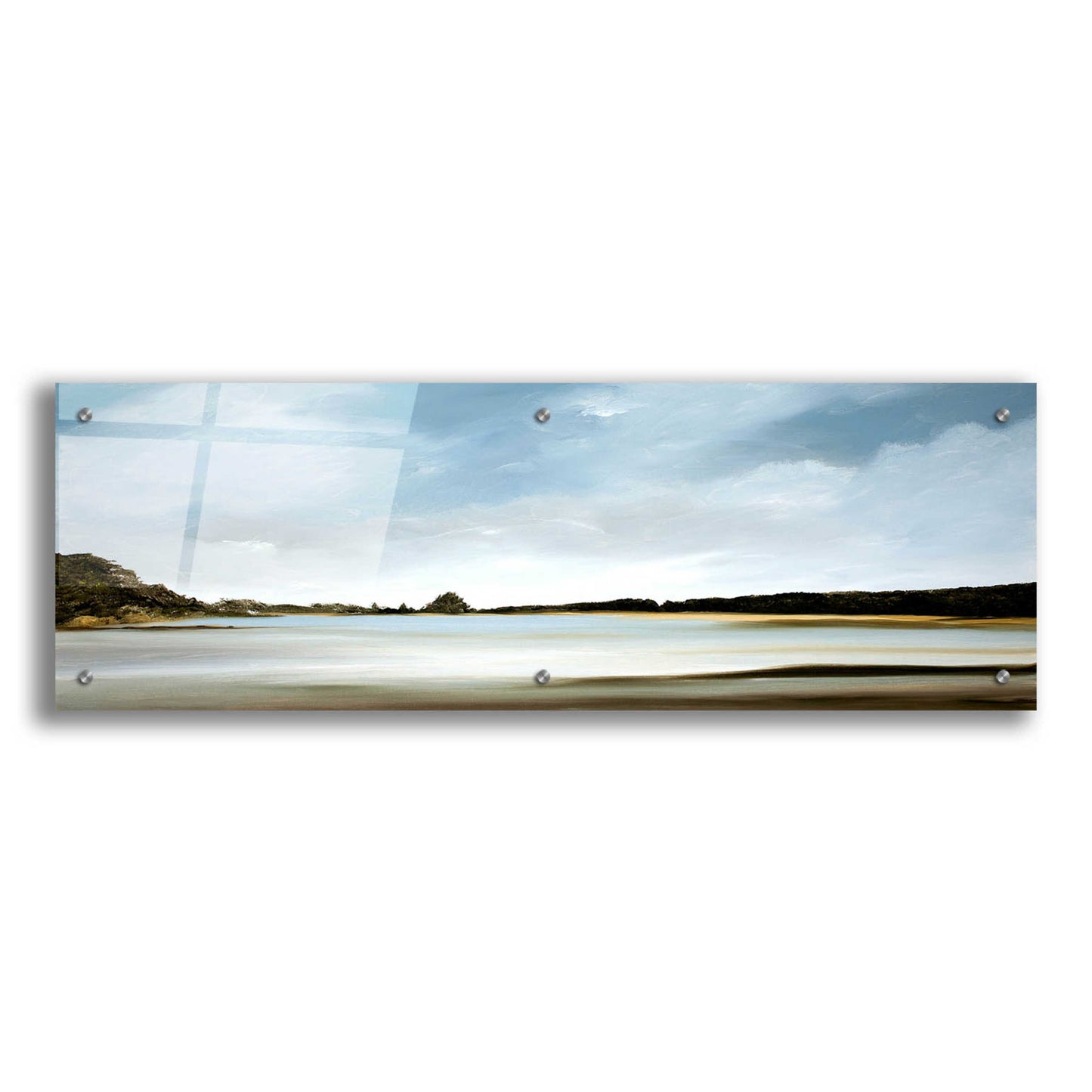 Epic Art 'Freedom' by Rick Fleury, Acrylic Glass Wall Art,36x12