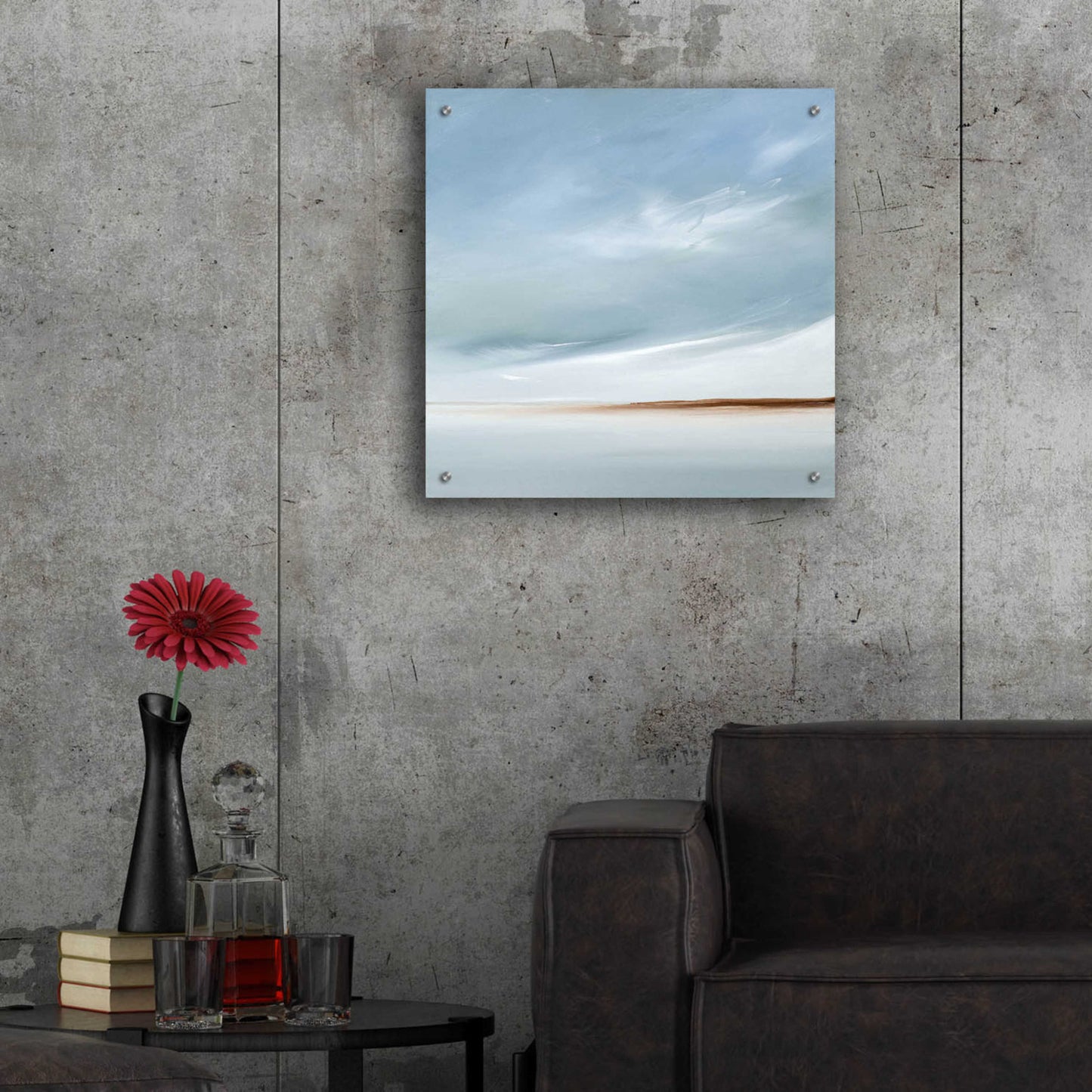 Epic Art 'Journey II' by Rick Fleury, Acrylic Glass Wall Art,24x24