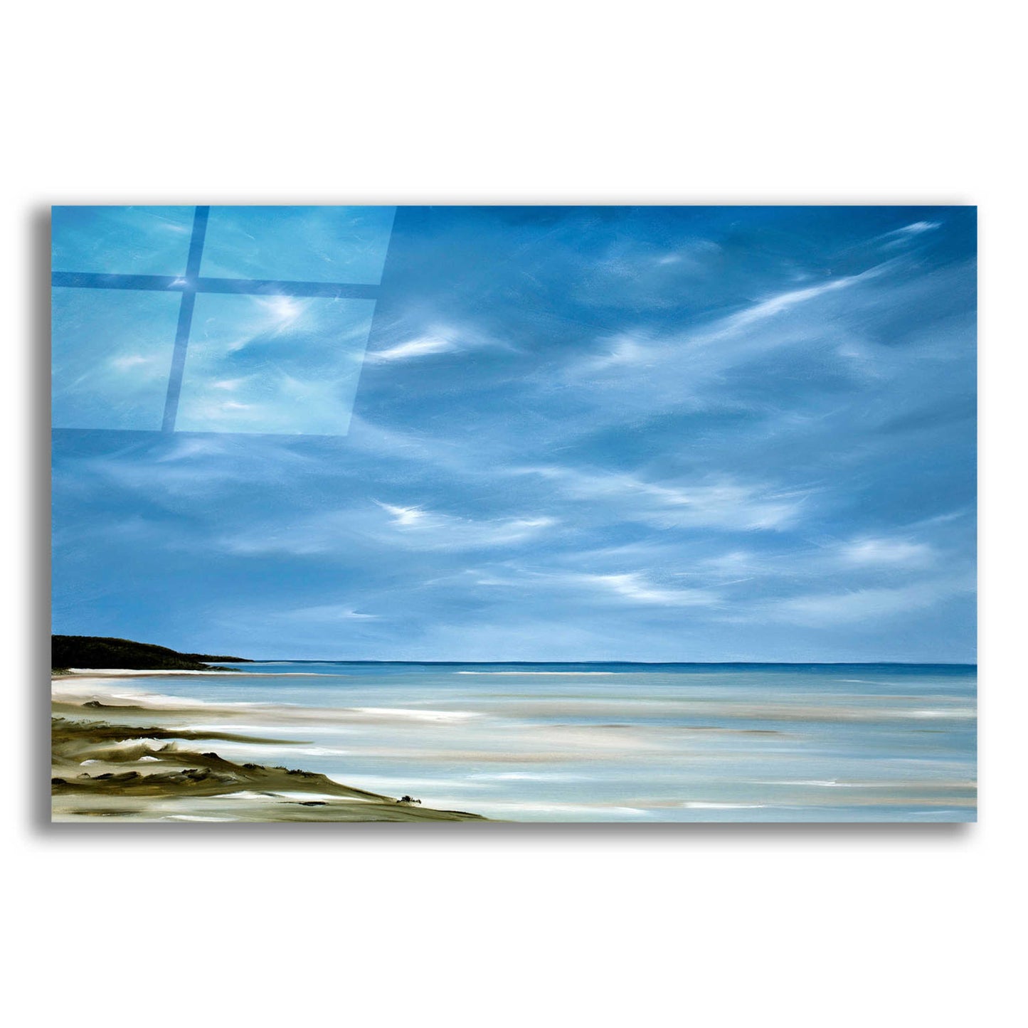 Epic Art 'Outgoing Tide' by Rick Fleury, Acrylic Glass Wall Art,16x12