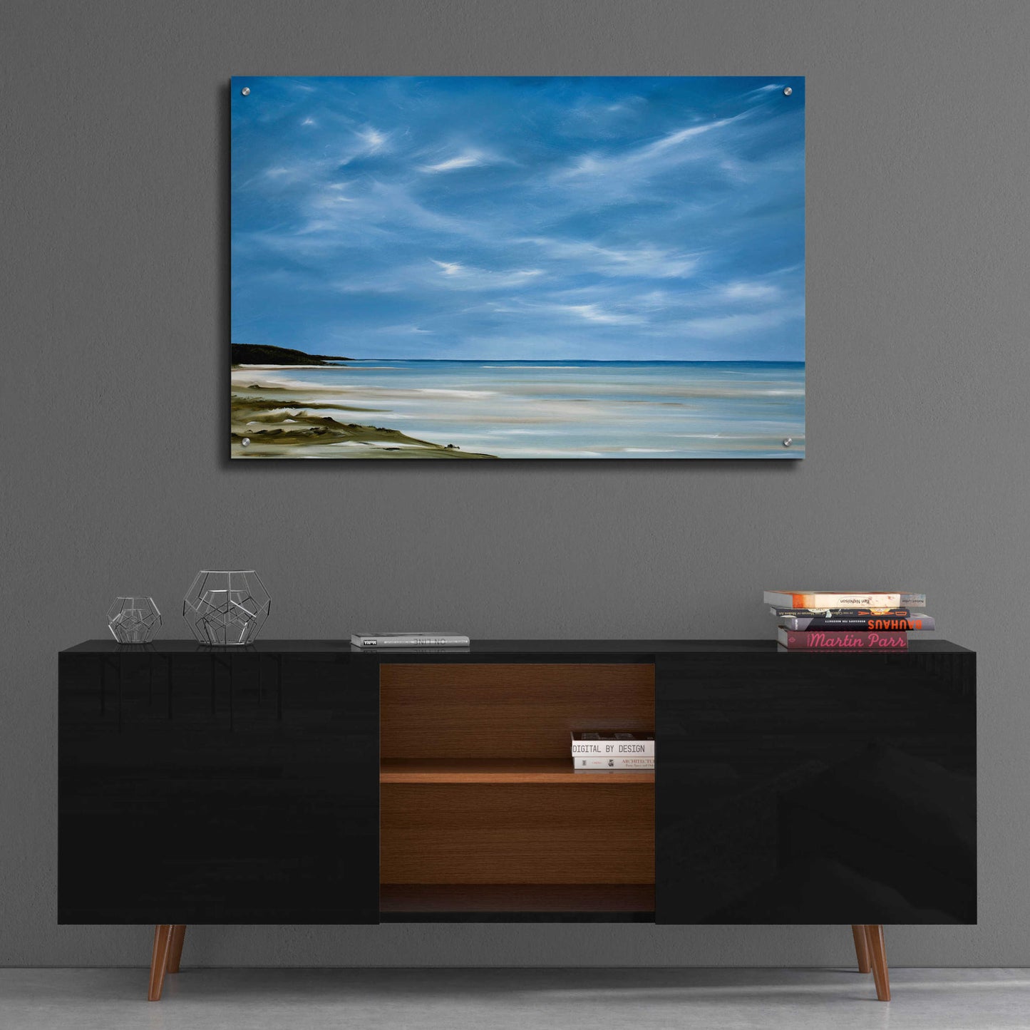 Epic Art 'Outgoing Tide' by Rick Fleury, Acrylic Glass Wall Art,36x24