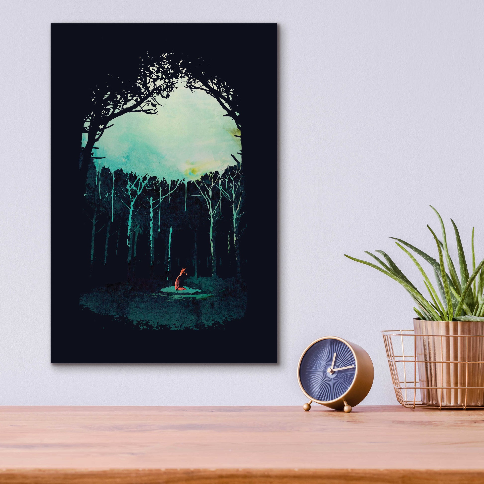 Epic Art 'Deep In The Forest' by Robert Farkas, Acrylic Glass Wall Art,12x16