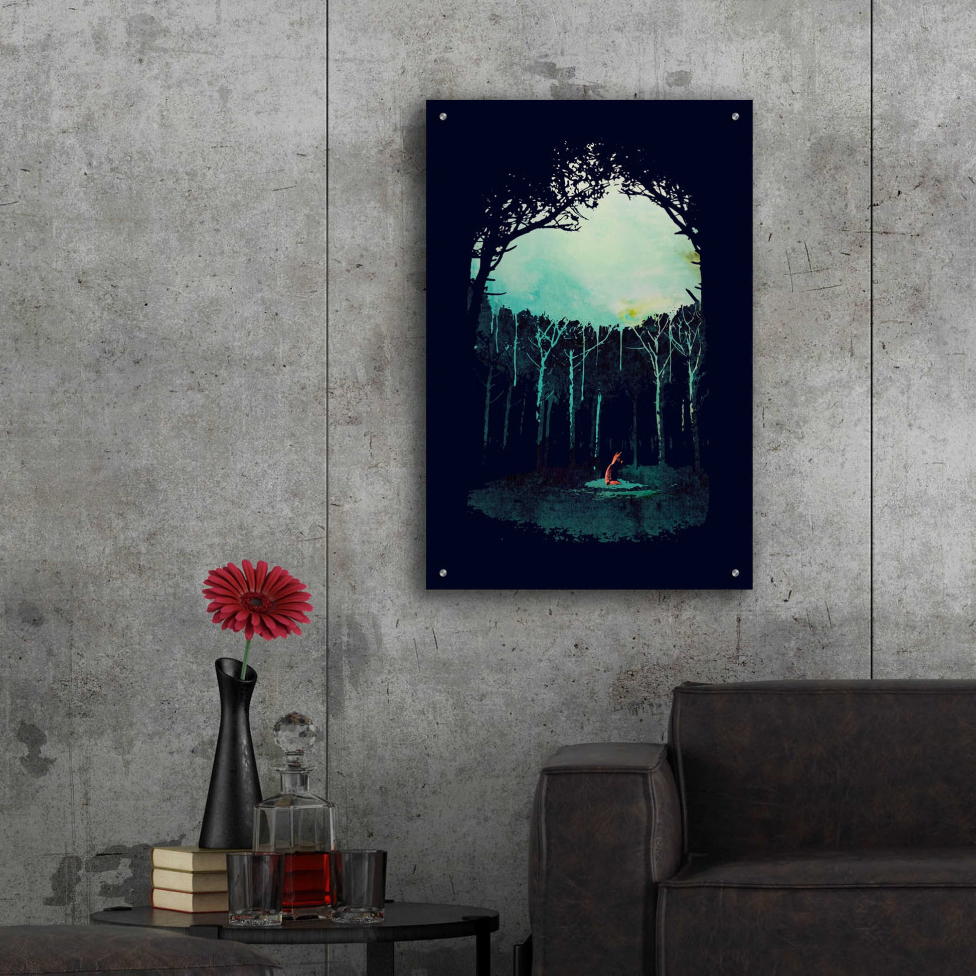 Epic Art 'Deep In The Forest' by Robert Farkas, Acrylic Glass Wall Art,24x36