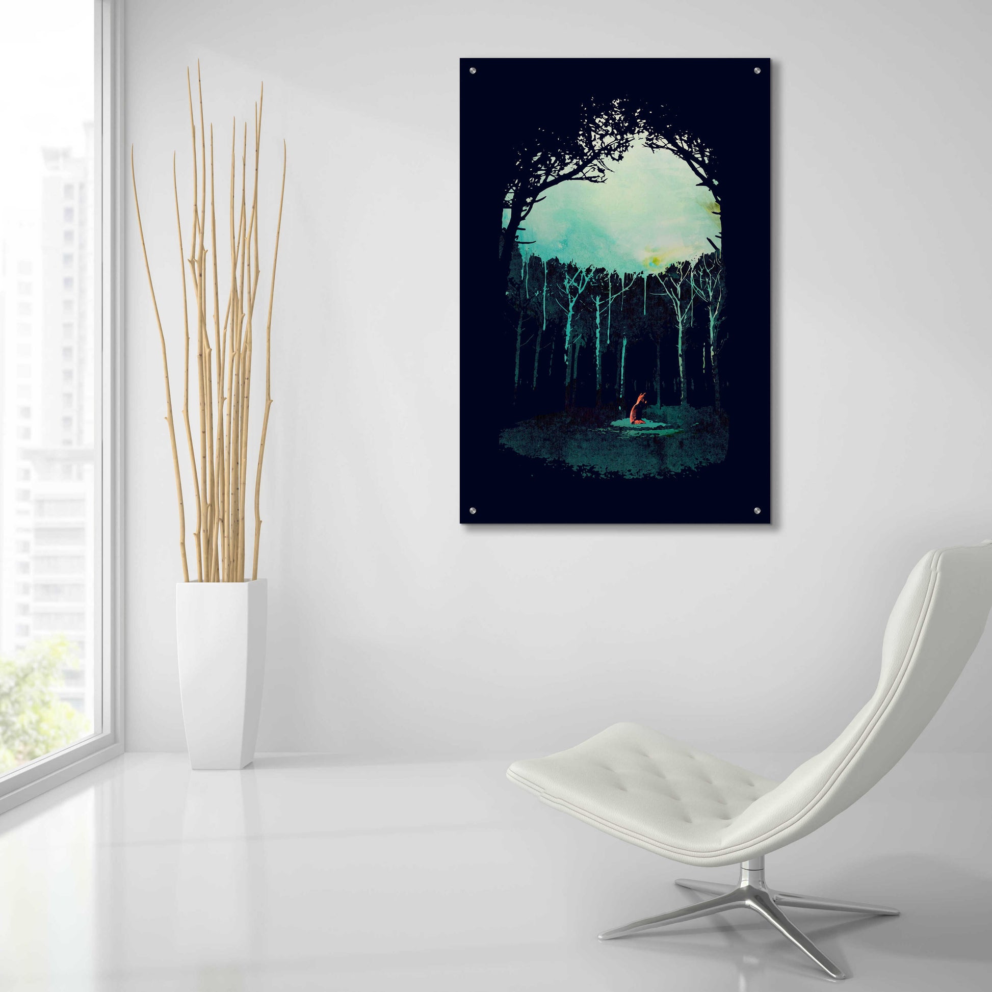 Epic Art 'Deep In The Forest' by Robert Farkas, Acrylic Glass Wall Art,24x36