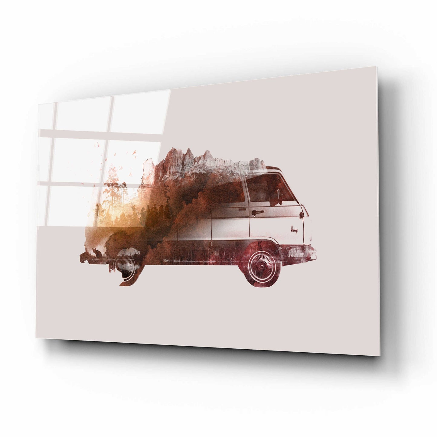 Epic Art 'Drive Me Back Home No. 1' by Robert Farkas, Acrylic Glass Wall Art,16x12