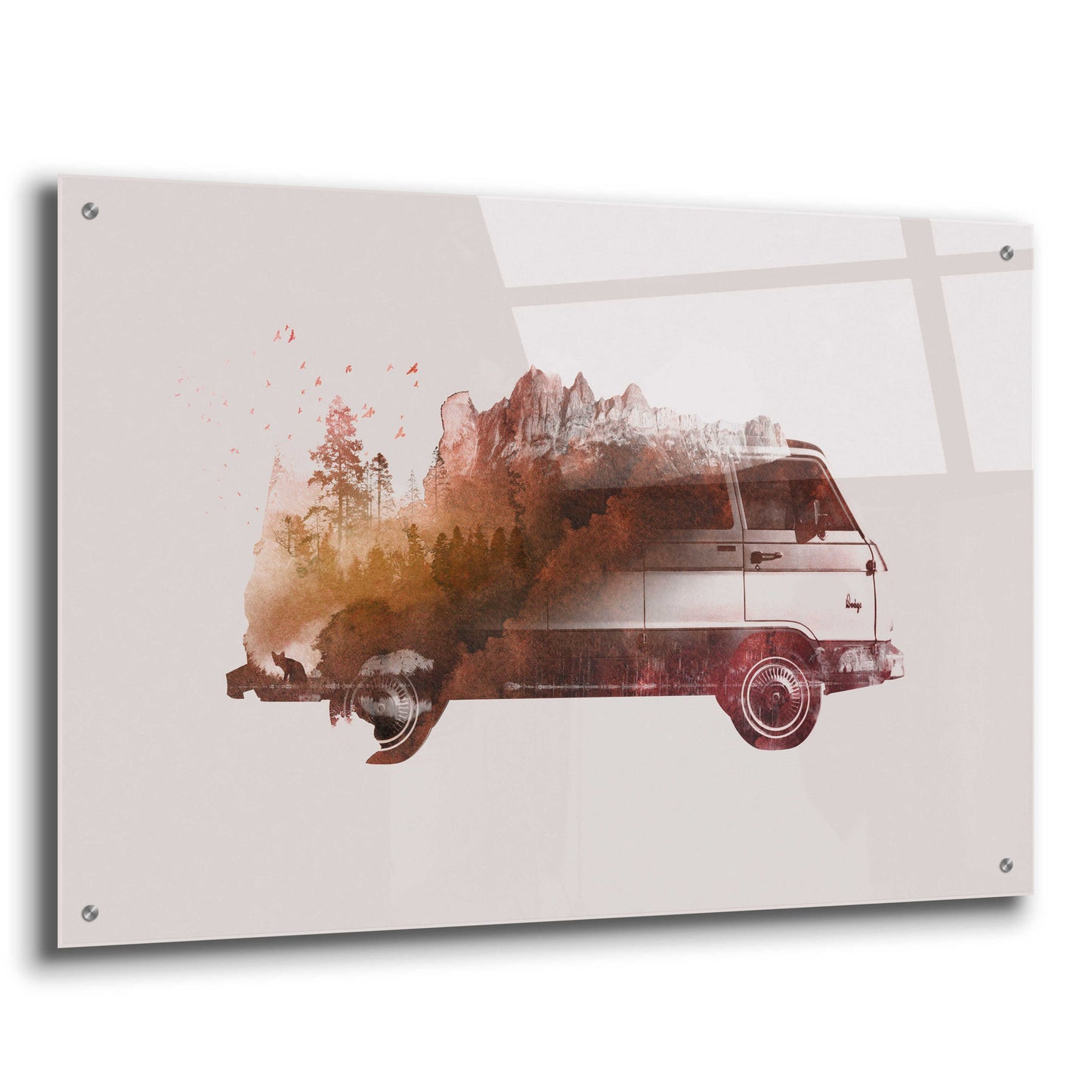 Epic Art 'Drive Me Back Home No. 1' by Robert Farkas, Acrylic Glass Wall Art,36x24