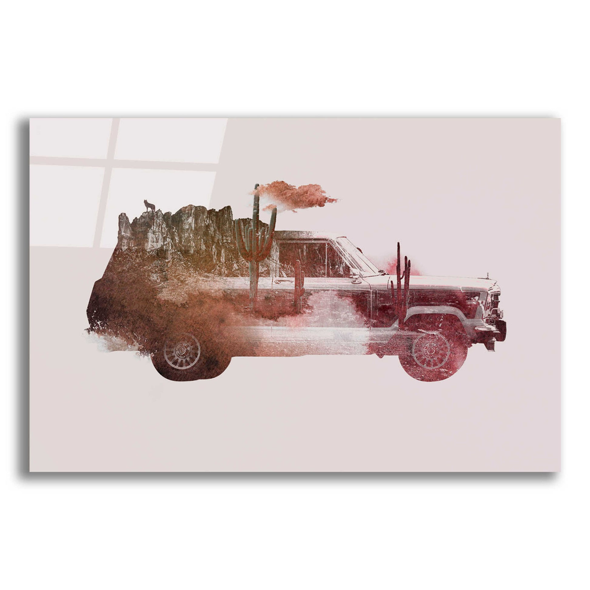 Epic Art 'Drive Me Back Home No. 2' by Robert Farkas, Acrylic Glass Wall Art,16x12