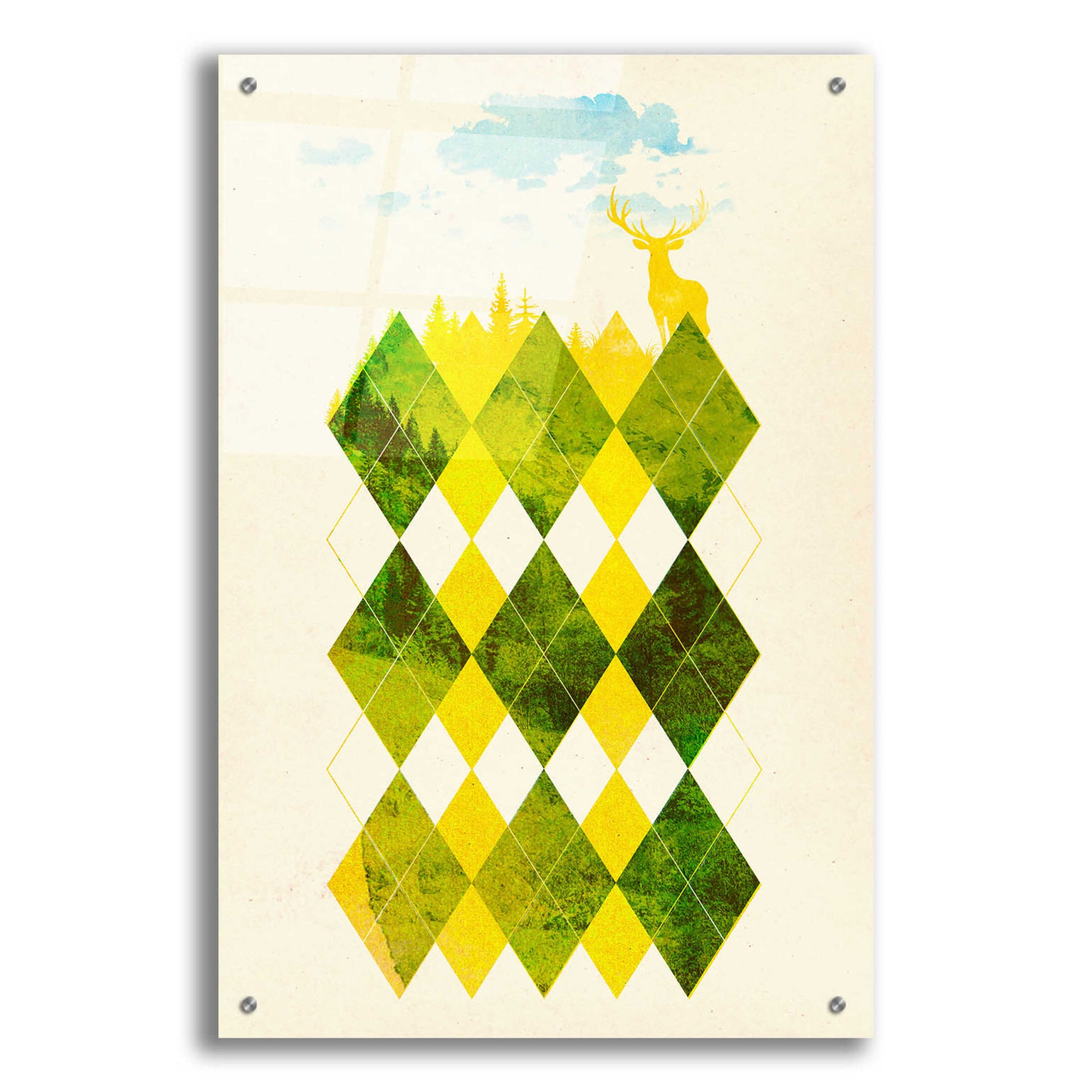 Epic Art 'Elegant Forest' by Robert Farkas, Acrylic Glass Wall Art,24x36