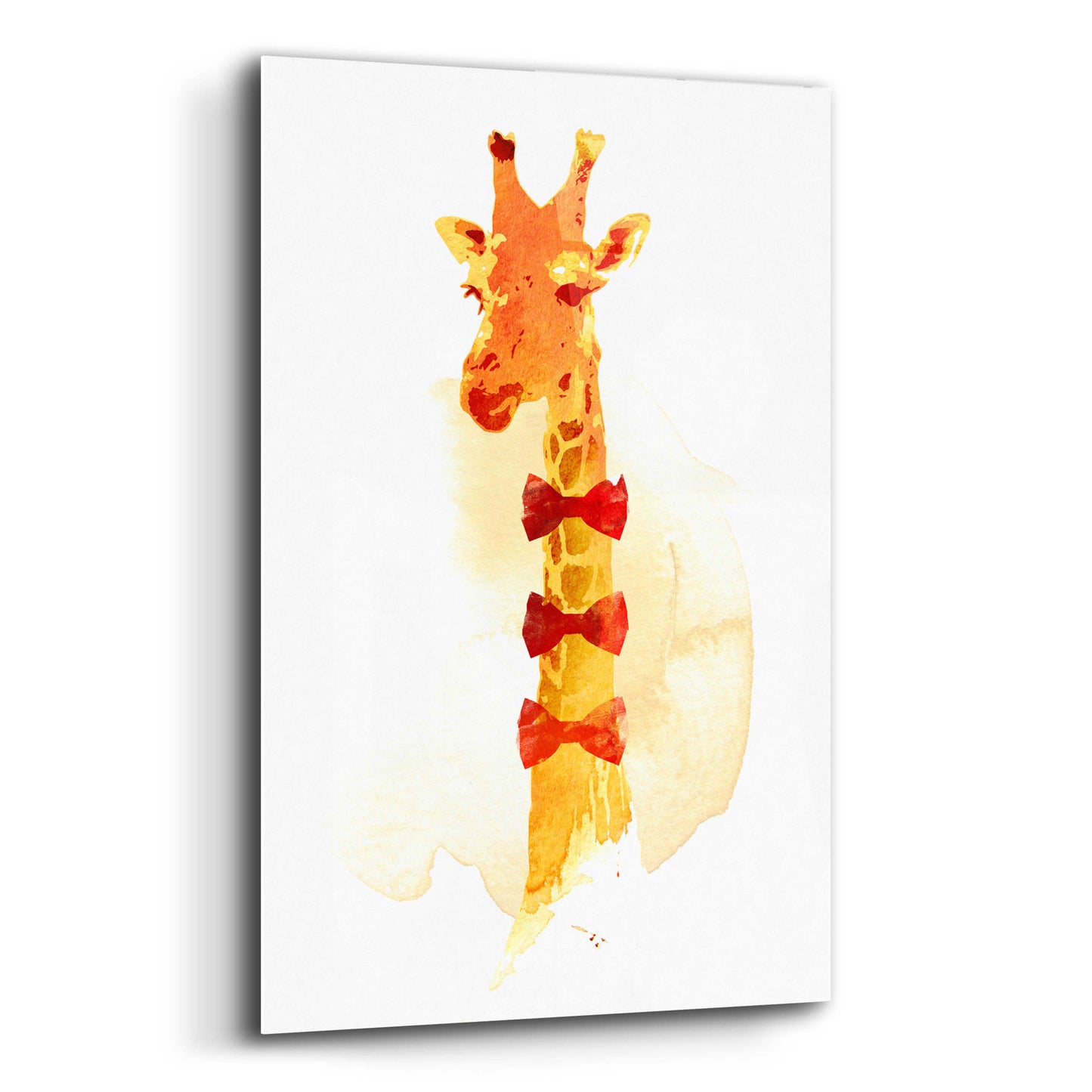 Epic Art 'Elegant Giraffe' by Robert Farkas, Acrylic Glass Wall Art,12x16