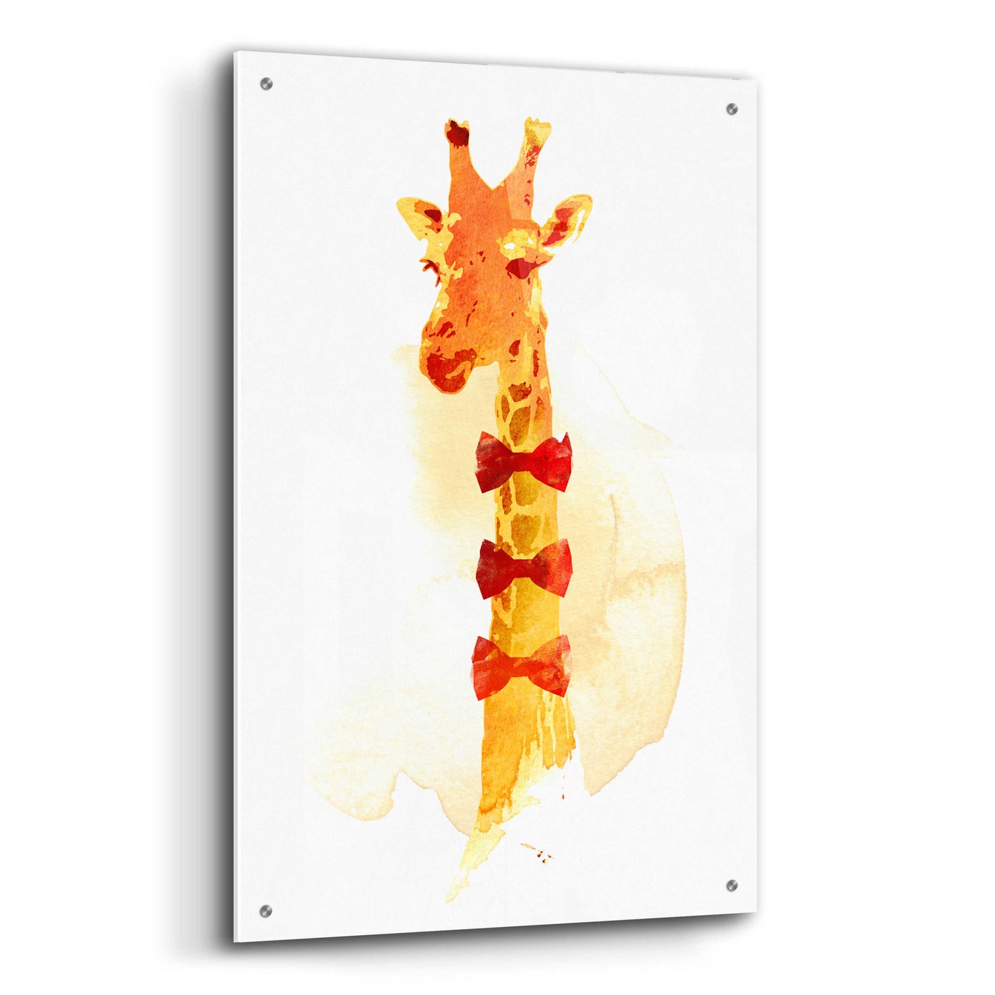 Epic Art 'Elegant Giraffe' by Robert Farkas, Acrylic Glass Wall Art,24x36