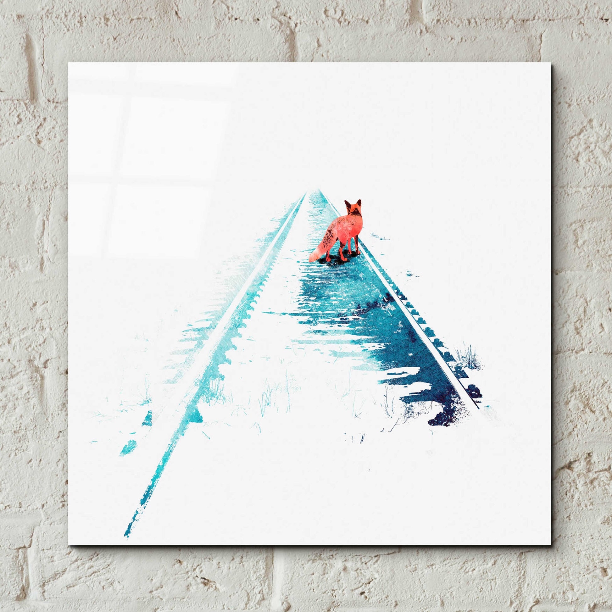 Epic Art 'From Nowhere to Nowhere' by Robert Farkas, Acrylic Glass Wall Art,12x12