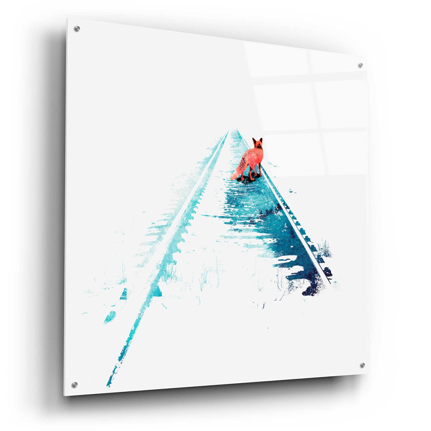 Epic Art 'From Nowhere to Nowhere' by Robert Farkas, Acrylic Glass Wall Art,36x36