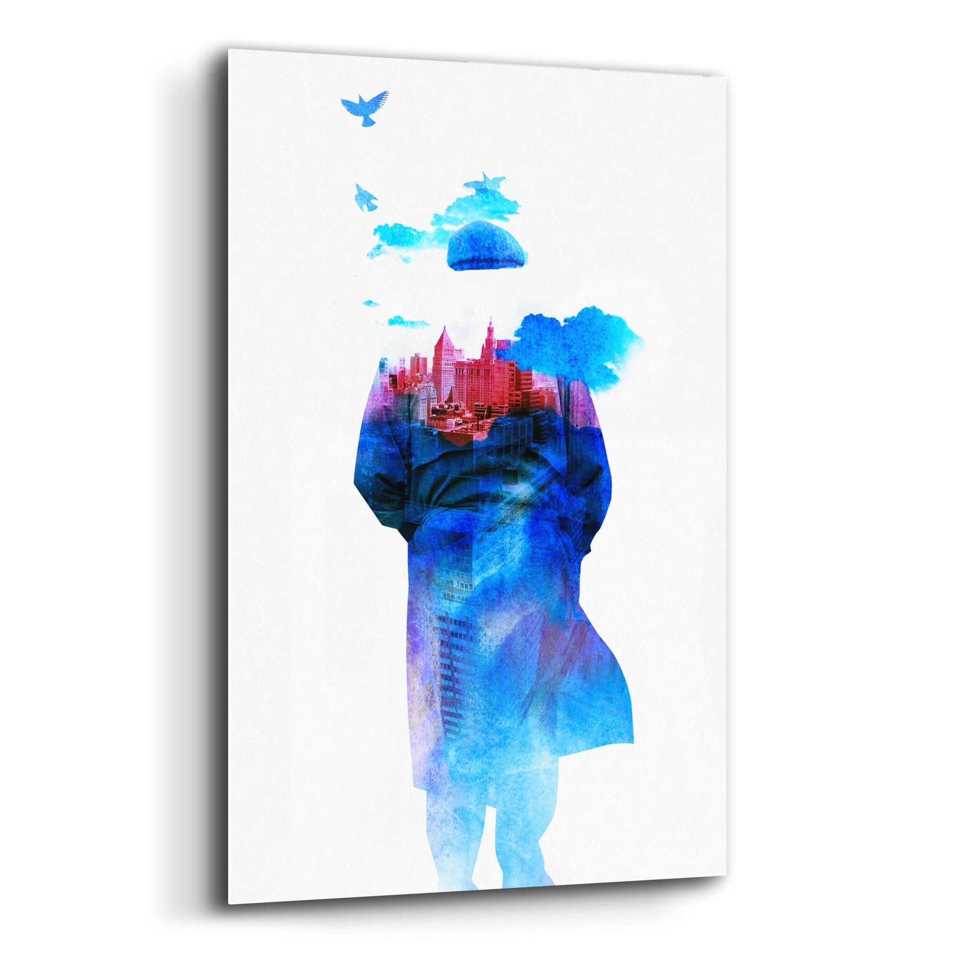 Epic Art 'Get Away from Town' by Robert Farkas, Acrylic Glass Wall Art,12x16