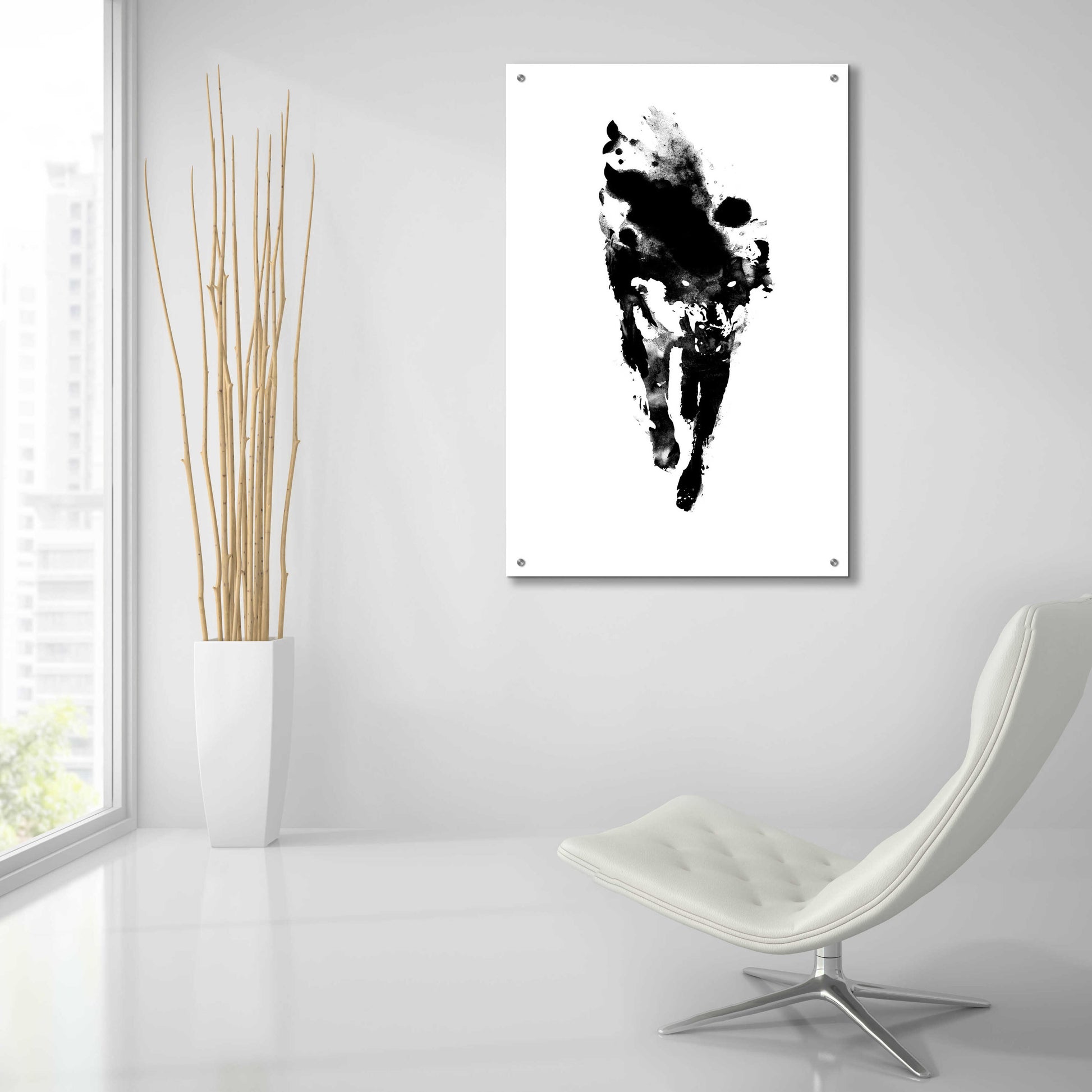 Epic Art 'My Personal Demon' by Robert Farkas, Acrylic Glass Wall Art,24x36