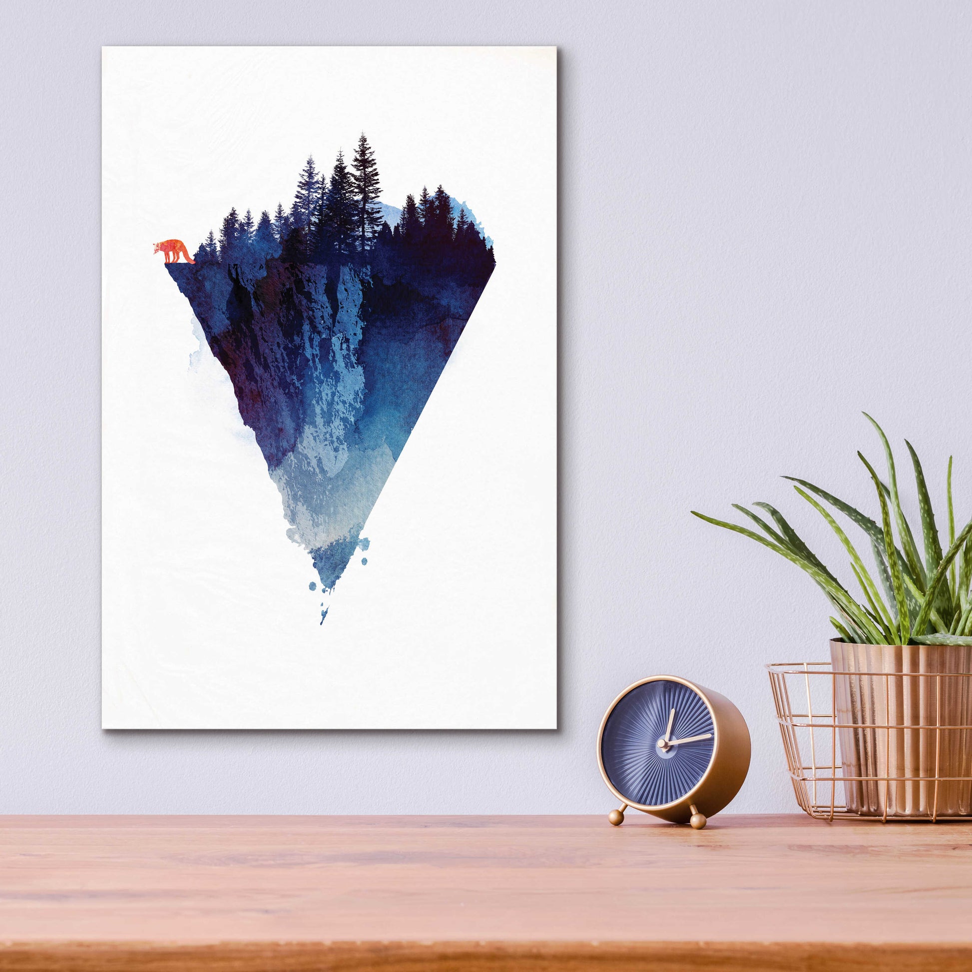 Epic Art 'Near To The Edge' by Robert Farkas, Acrylic Glass Wall Art,12x16