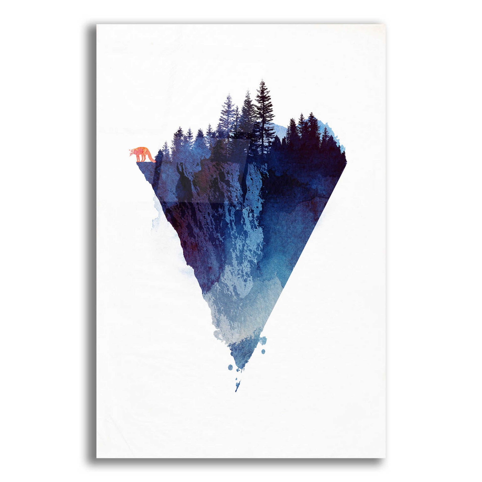 Epic Art 'Near To The Edge' by Robert Farkas, Acrylic Glass Wall Art,12x16