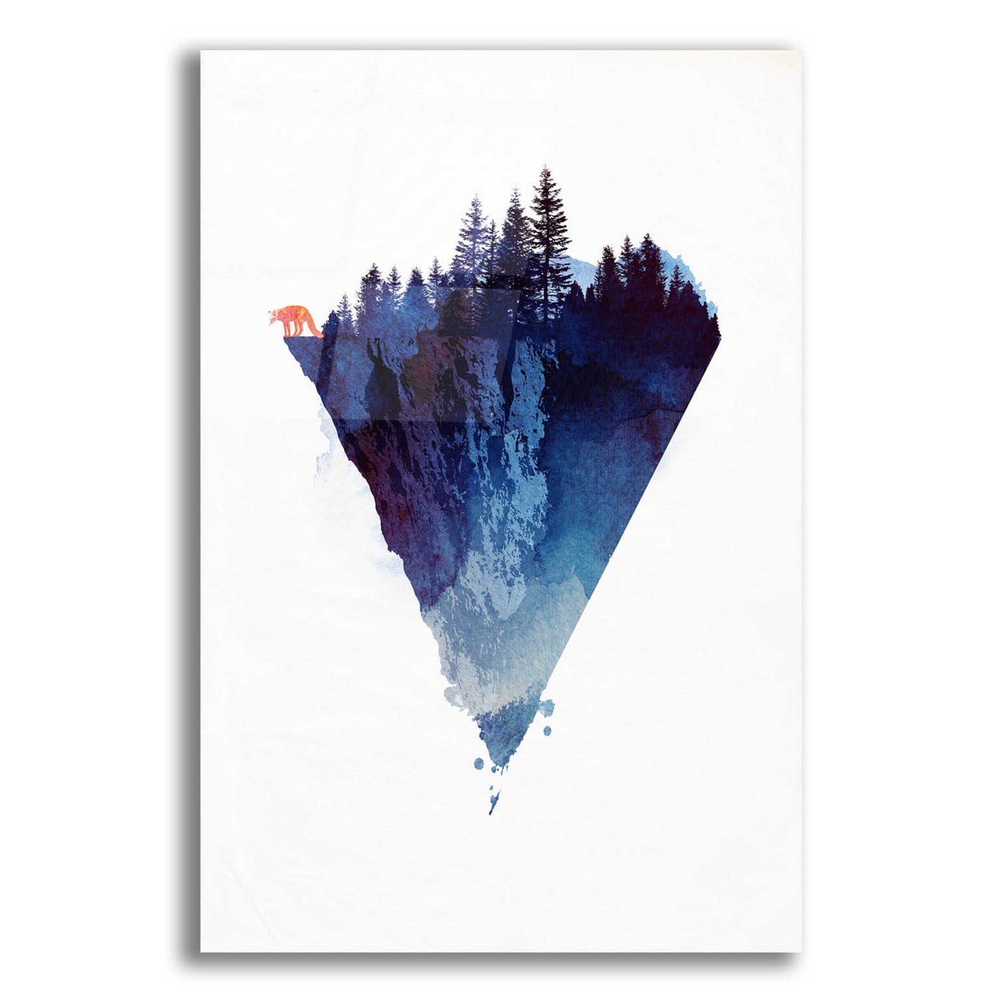 Epic Art 'Near To The Edge' by Robert Farkas, Acrylic Glass Wall Art,16x24