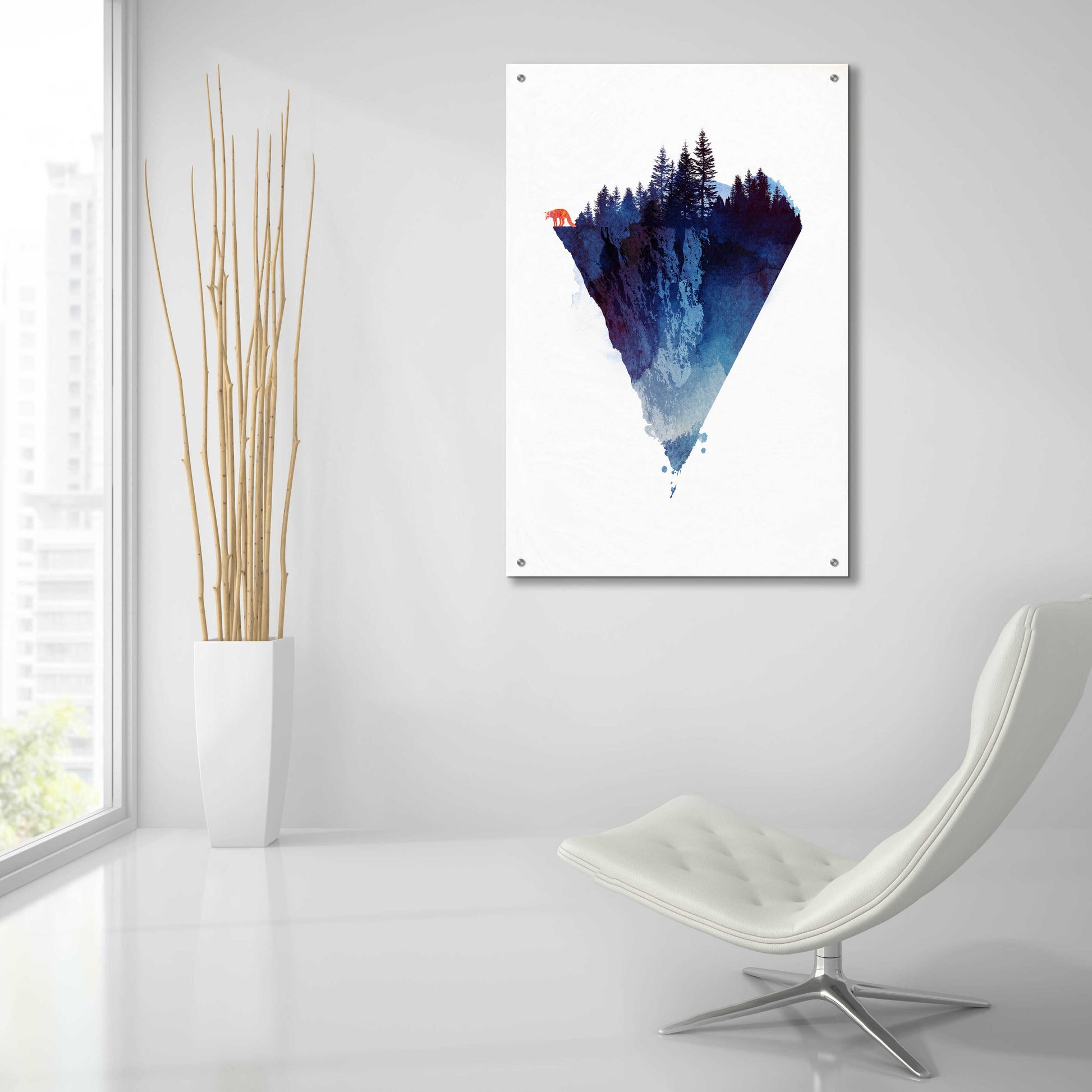 Epic Art 'Near To The Edge' by Robert Farkas, Acrylic Glass Wall Art,24x36