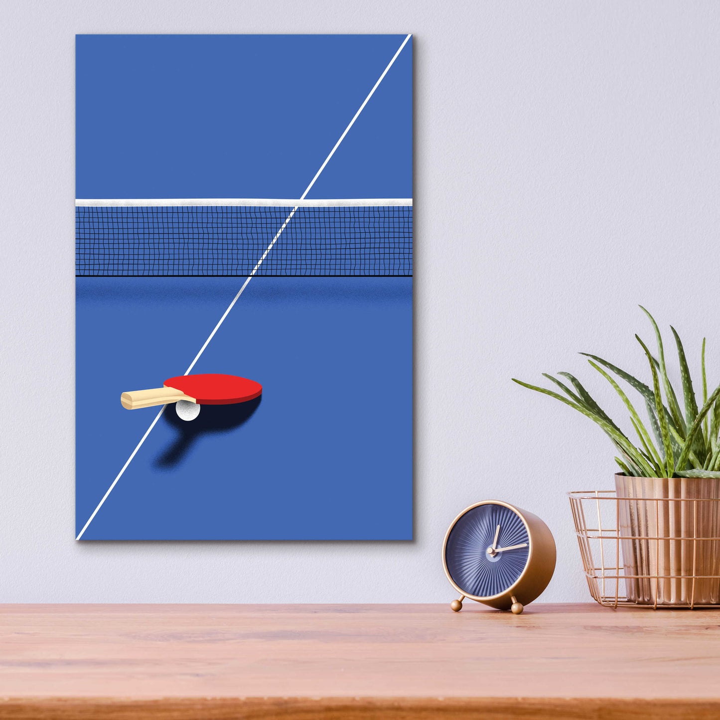 Epic Art 'Pingpong' by Robert Farkas, Acrylic Glass Wall Art,12x16