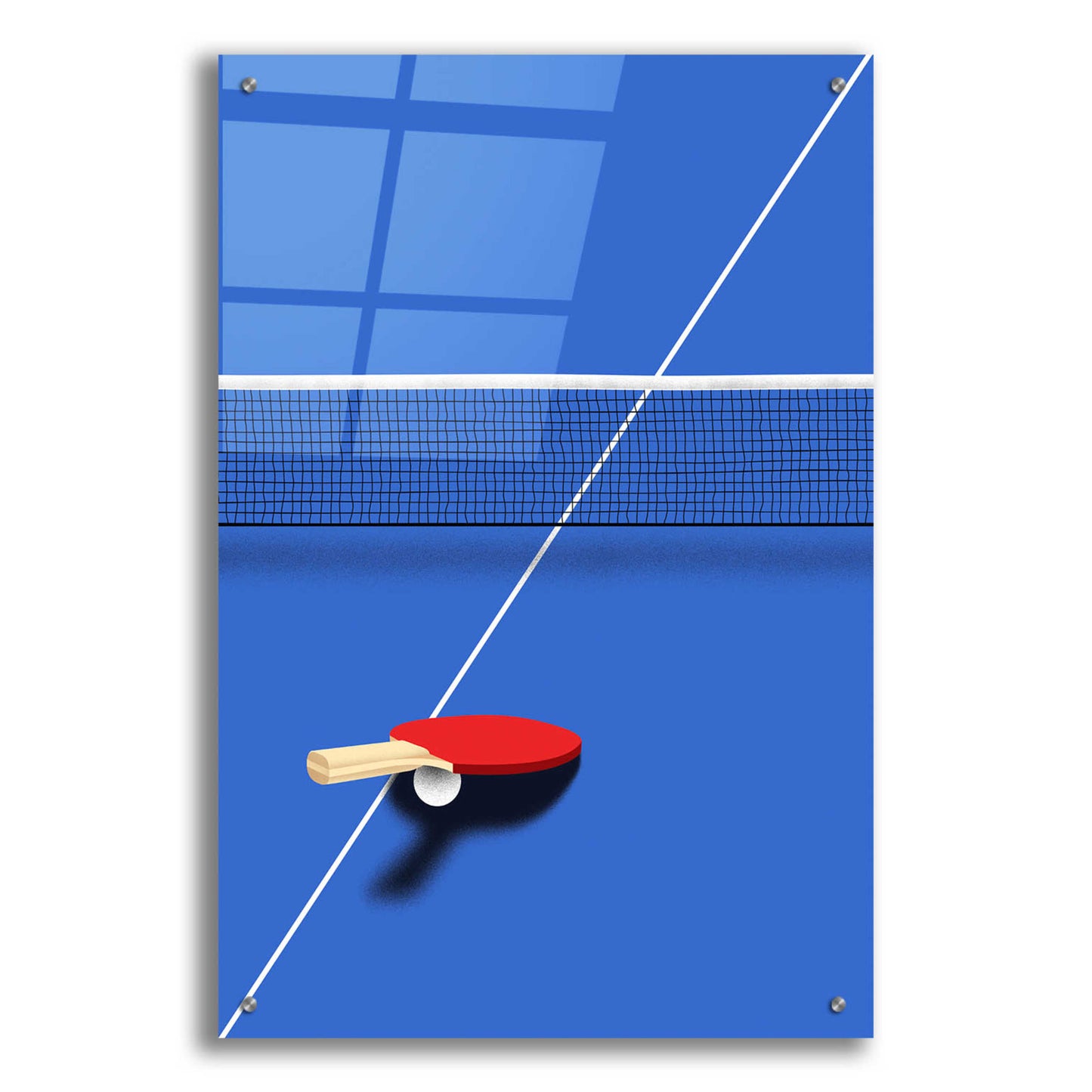 Epic Art 'Pingpong' by Robert Farkas, Acrylic Glass Wall Art,24x36