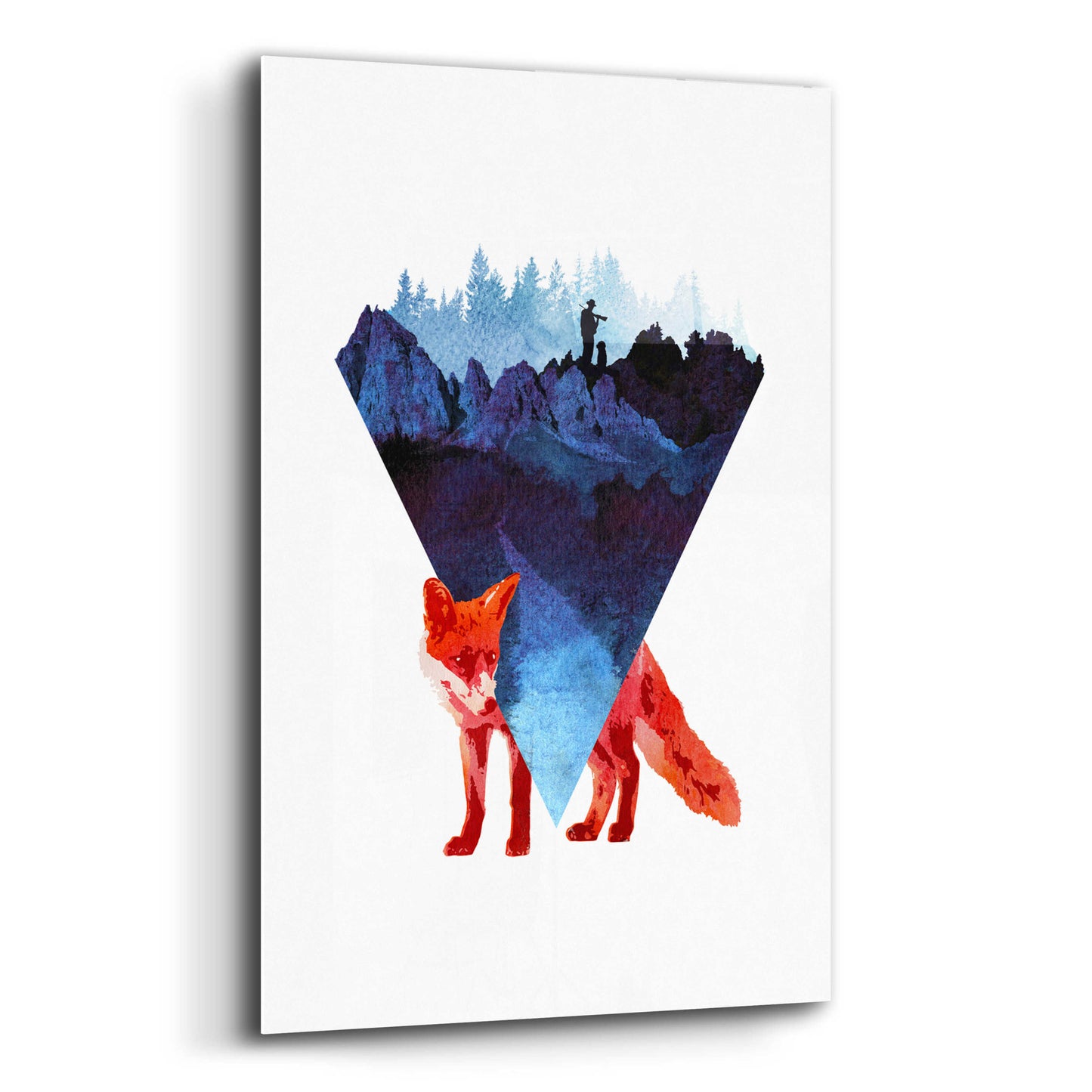 Epic Art 'Risky Road' by Robert Farkas, Acrylic Glass Wall Art,12x16