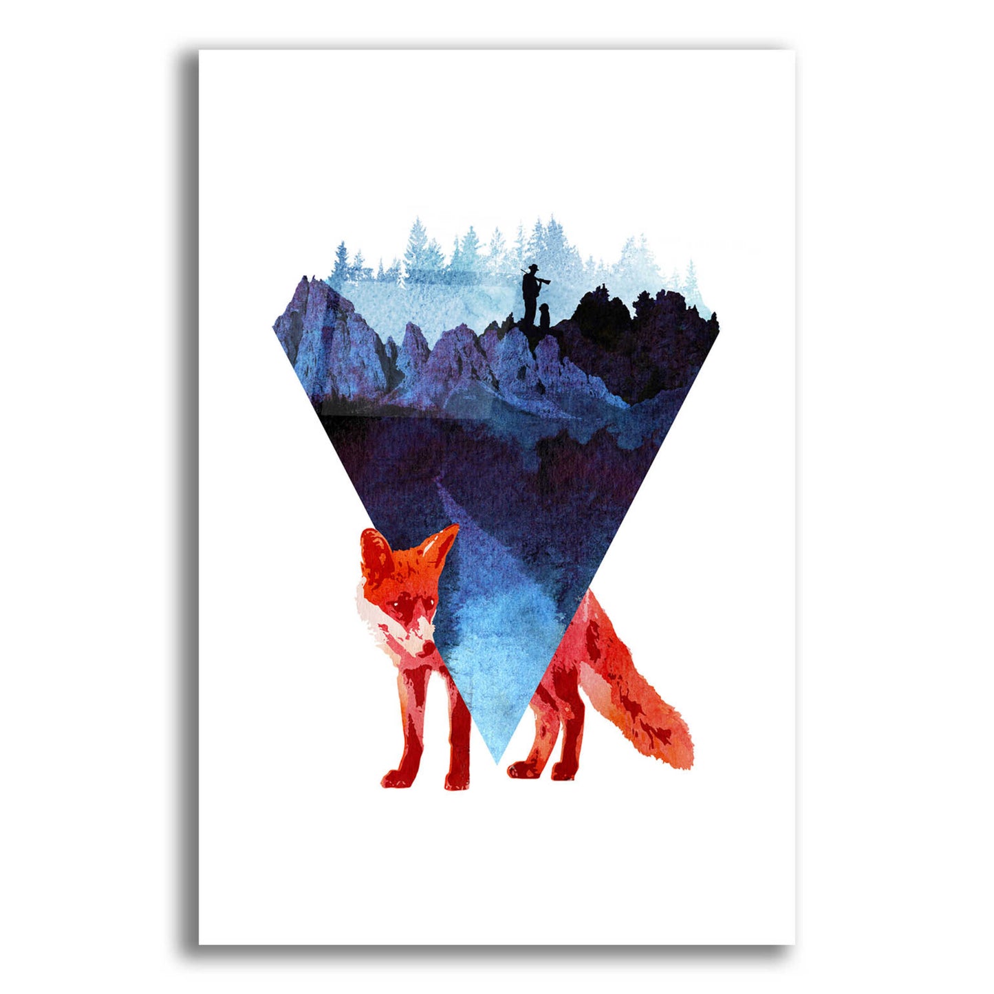 Epic Art 'Risky Road' by Robert Farkas, Acrylic Glass Wall Art,12x16