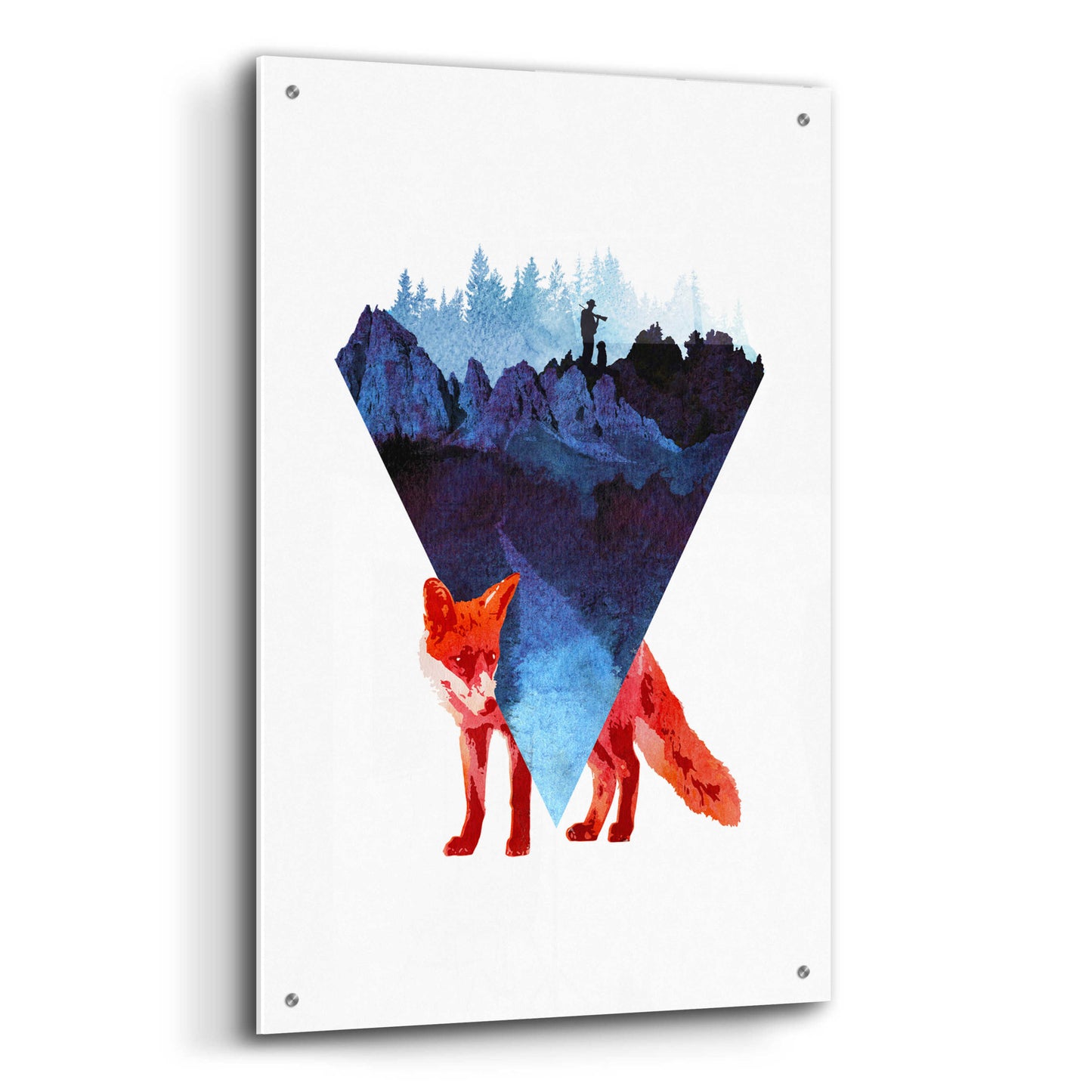 Epic Art 'Risky Road' by Robert Farkas, Acrylic Glass Wall Art,24x36