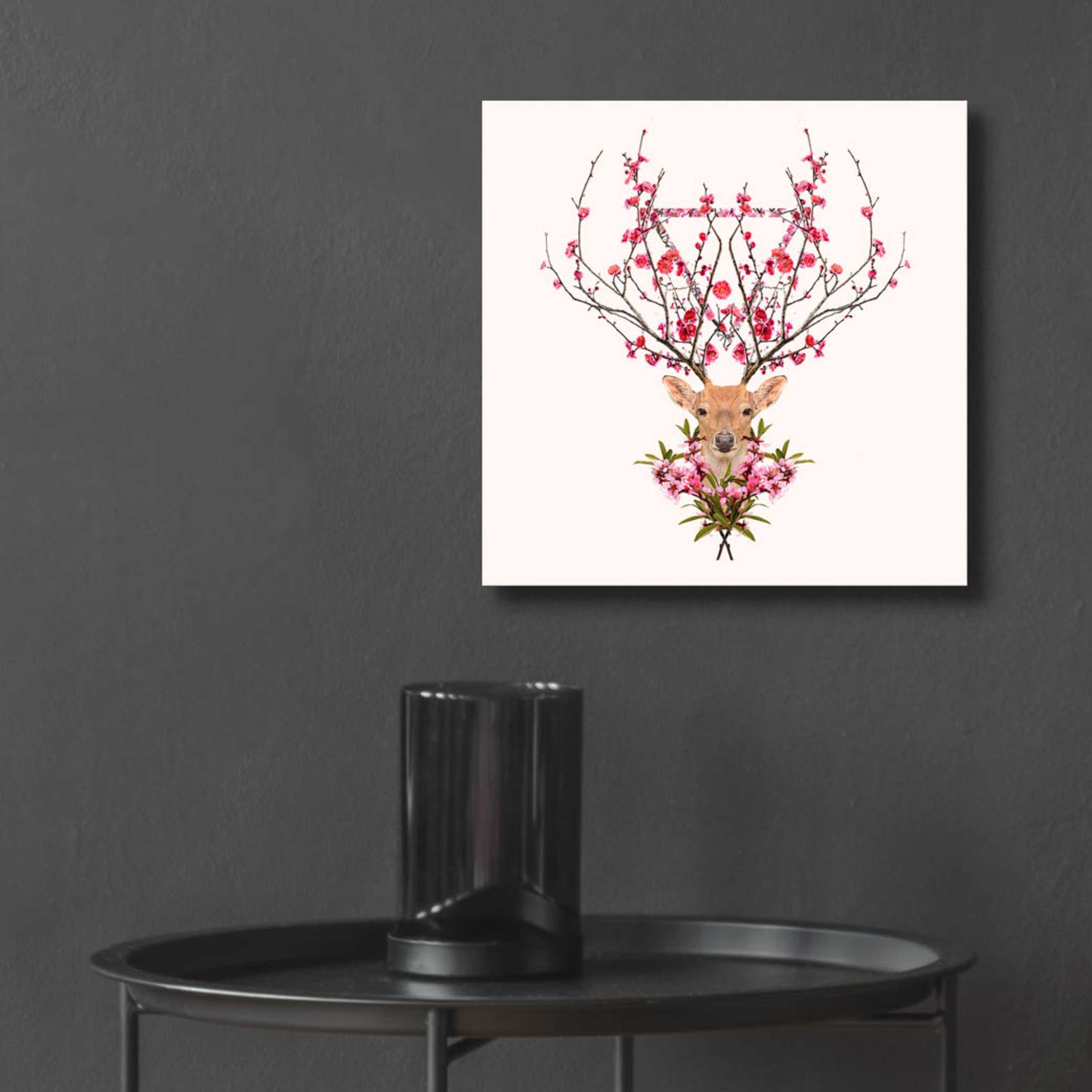 Epic Art 'Spring Deer' by Robert Farkas, Acrylic Glass Wall Art,12x12