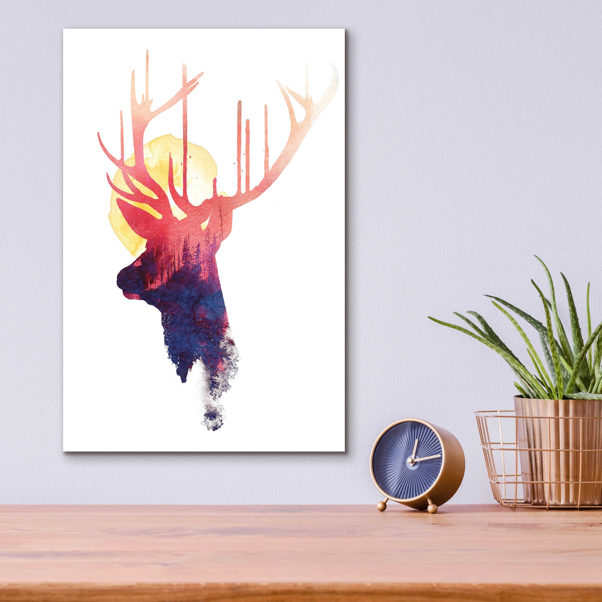 Epic Art 'The Burning Sun' by Robert Farkas, Acrylic Glass Wall Art,12x16