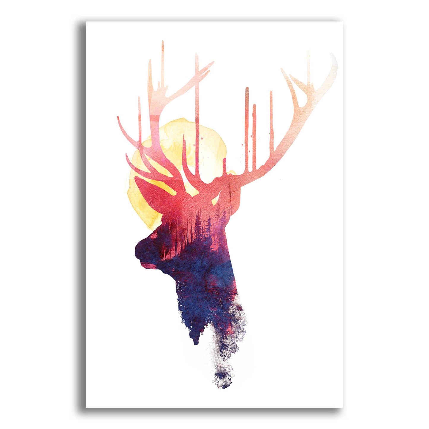 Epic Art 'The Burning Sun' by Robert Farkas, Acrylic Glass Wall Art,12x16