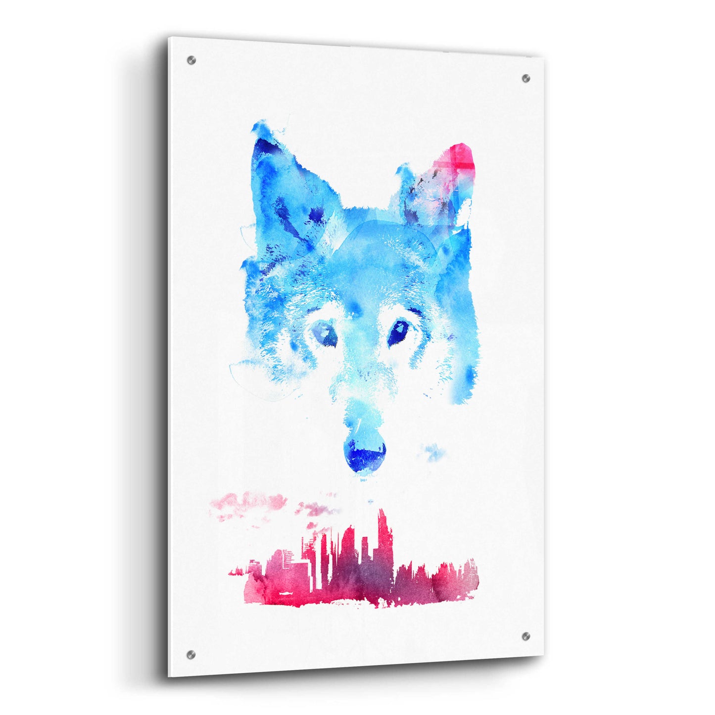 Epic Art 'The Guardian' by Robert Farkas, Acrylic Glass Wall Art,24x36