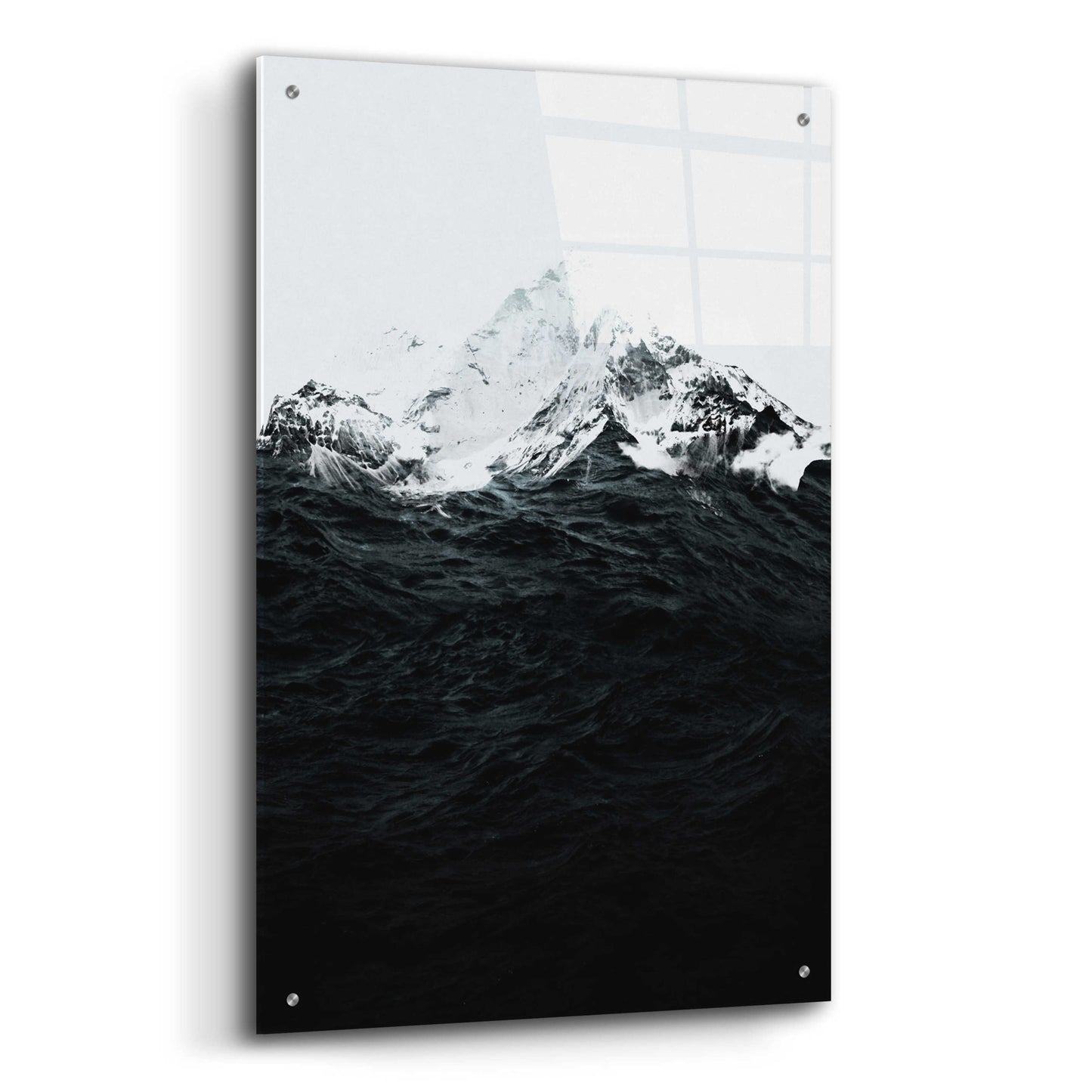 Epic Art 'Those Waves Were Like Mountains' by Robert Farkas, Acrylic Glass Wall Art,24x36