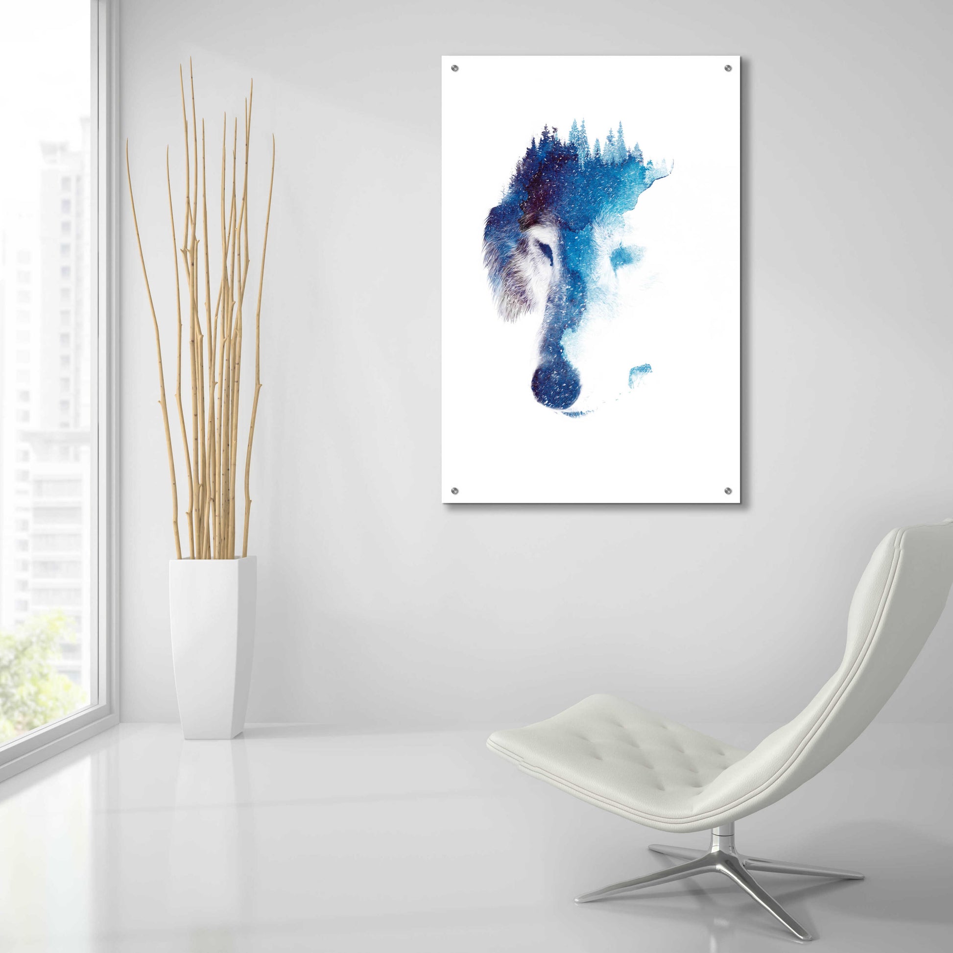 Epic Art 'Through Many Storms' by Robert Farkas, Acrylic Glass Wall Art,24x36