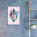 Epic Art 'Tropical Leaves' by Robert Farkas, Acrylic Glass Wall Art,16x24