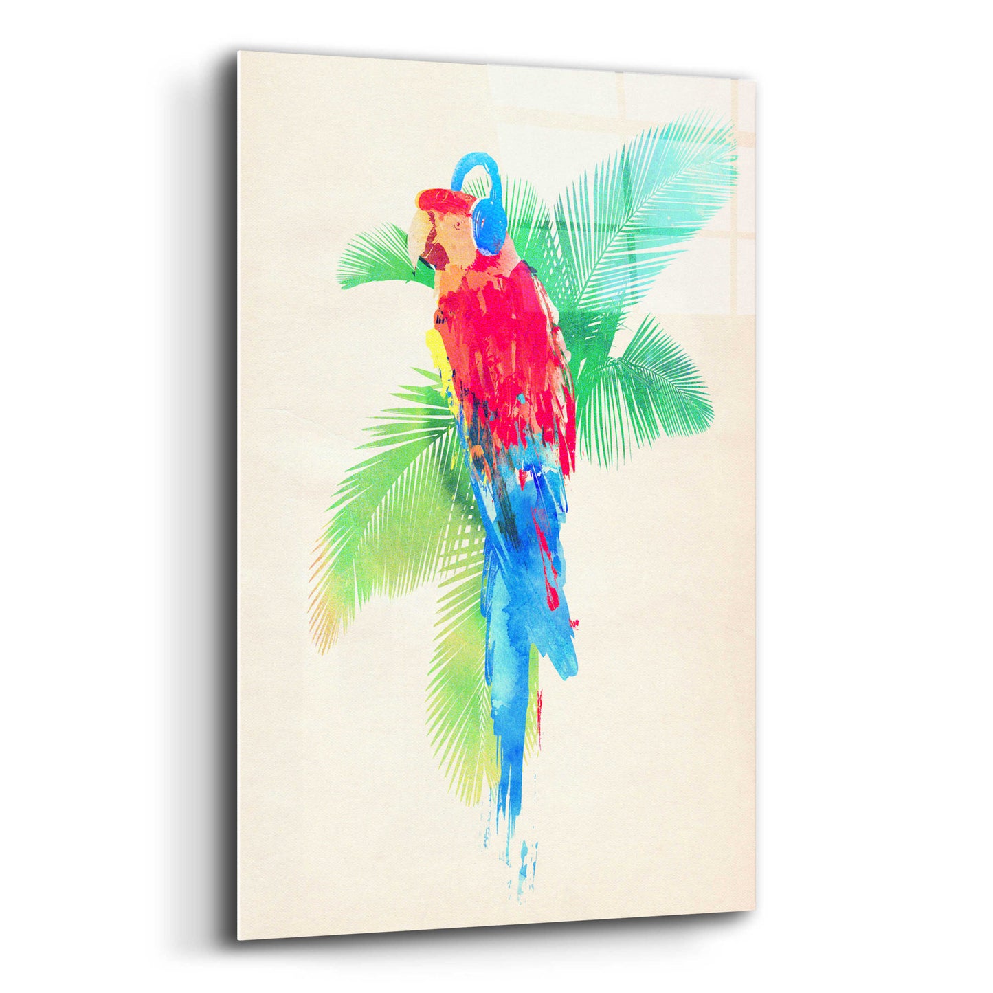 Epic Art 'Tropical Party' by Robert Farkas, Acrylic Glass Wall Art,12x16