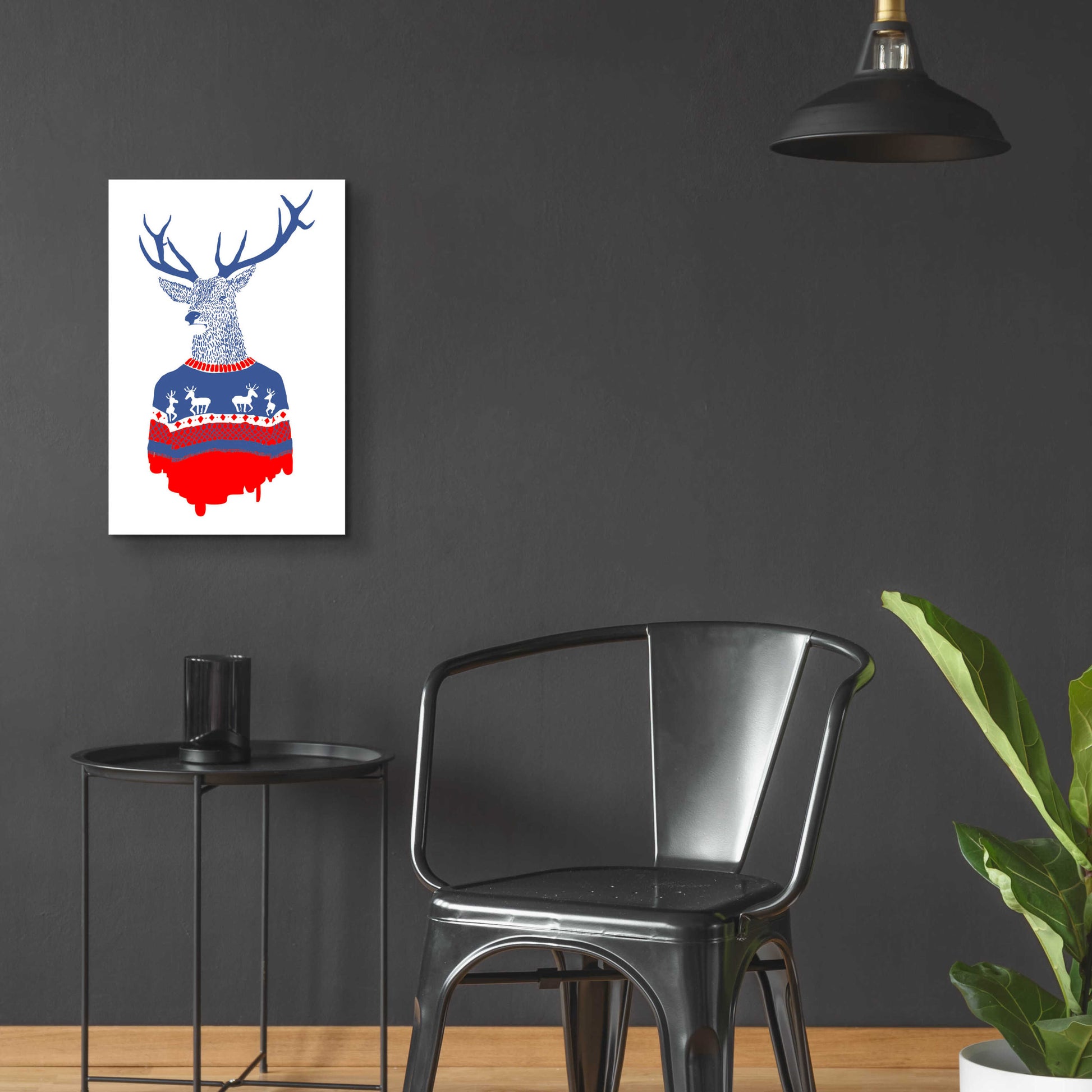 Epic Art 'Ugly Winter Pullover' by Robert Farkas, Acrylic Glass Wall Art,16x24