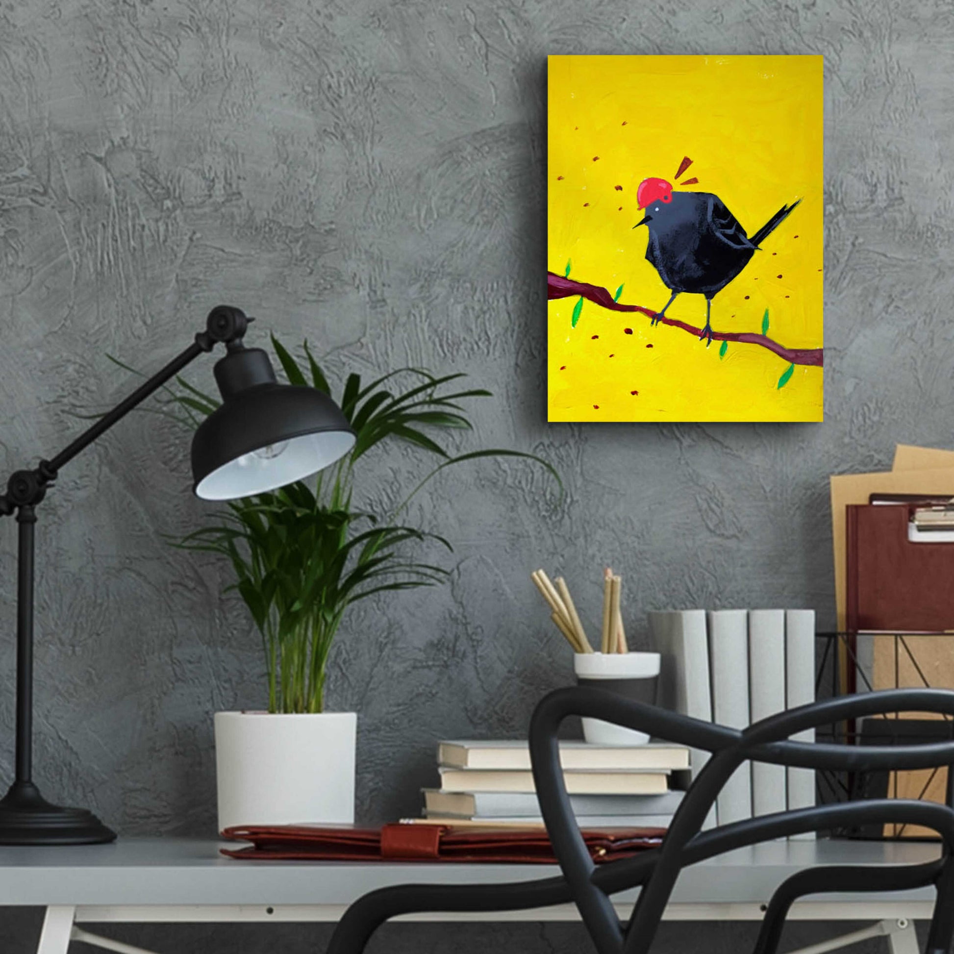 Epic Art 'Messenger Bird No. 1' by Robert Filiuta, Acrylic Glass Wall Art,12x16