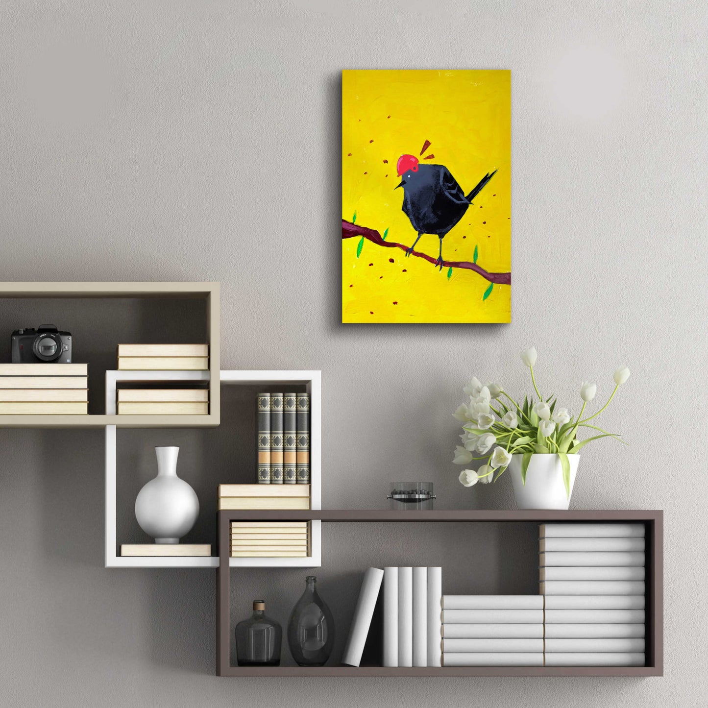 Epic Art 'Messenger Bird No. 1' by Robert Filiuta, Acrylic Glass Wall Art,16x24