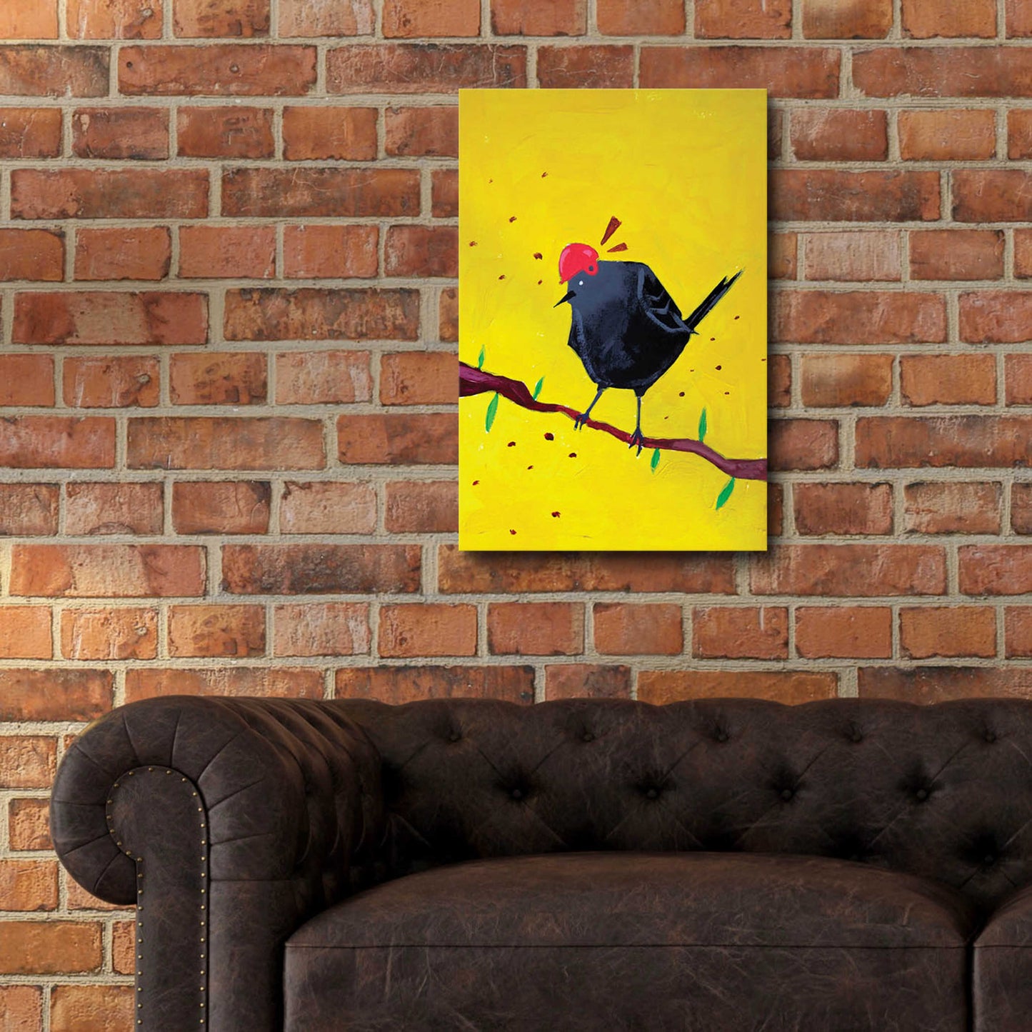 Epic Art 'Messenger Bird No. 1' by Robert Filiuta, Acrylic Glass Wall Art,16x24