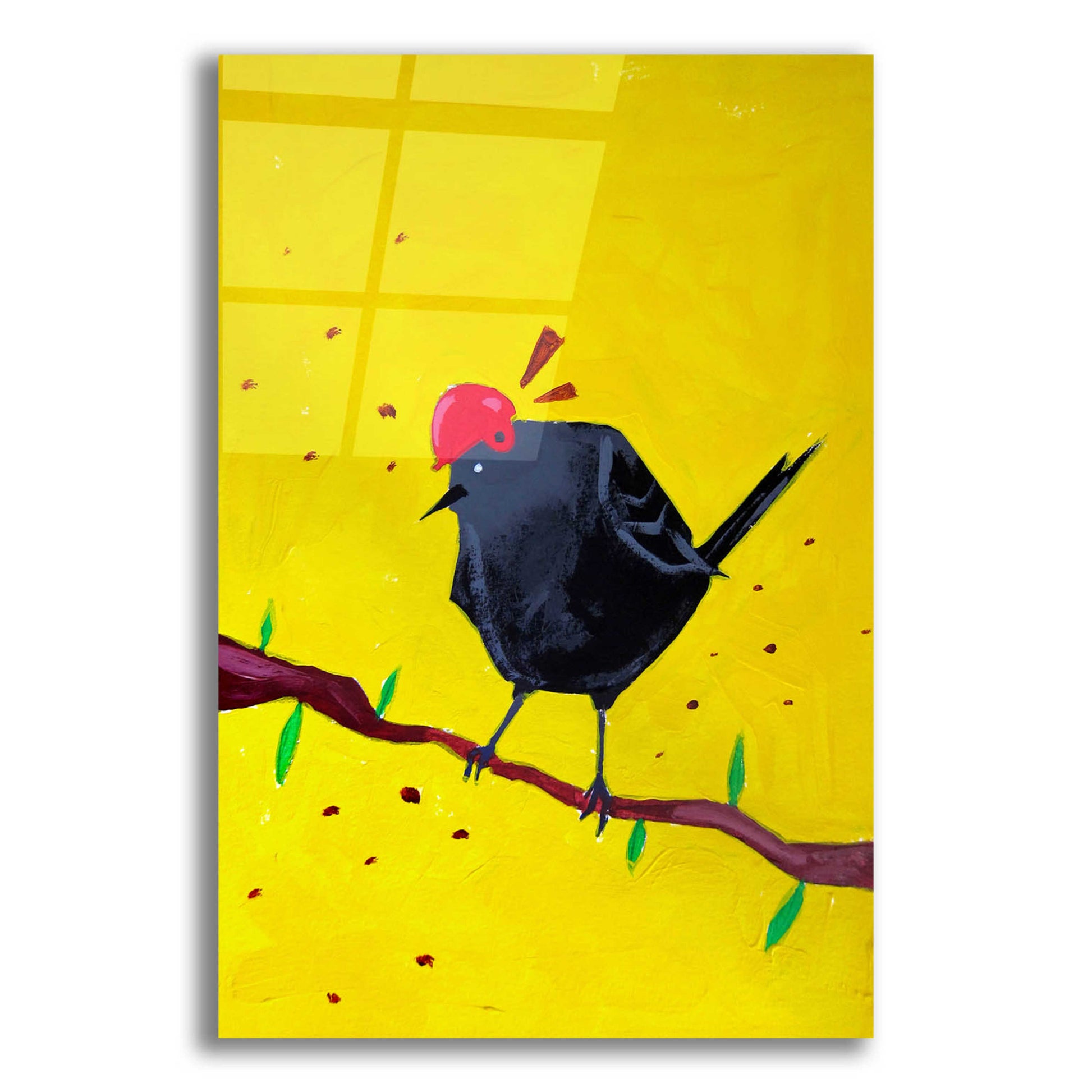 Epic Art 'Messenger Bird No. 1' by Robert Filiuta, Acrylic Glass Wall Art,16x24