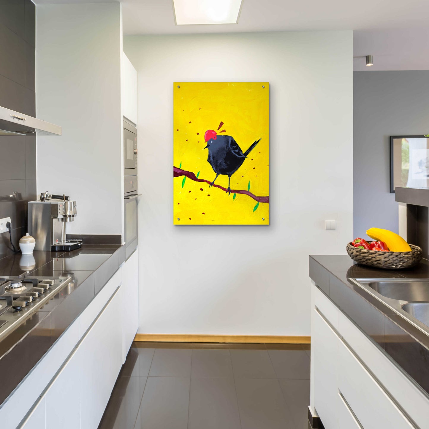 Epic Art 'Messenger Bird No. 1' by Robert Filiuta, Acrylic Glass Wall Art,24x36