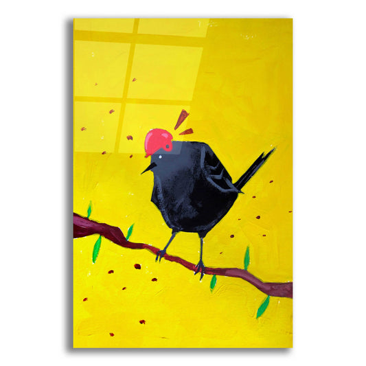 Epic Art 'Messenger Bird No. 1' by Robert Filiuta, Acrylic Glass Wall Art