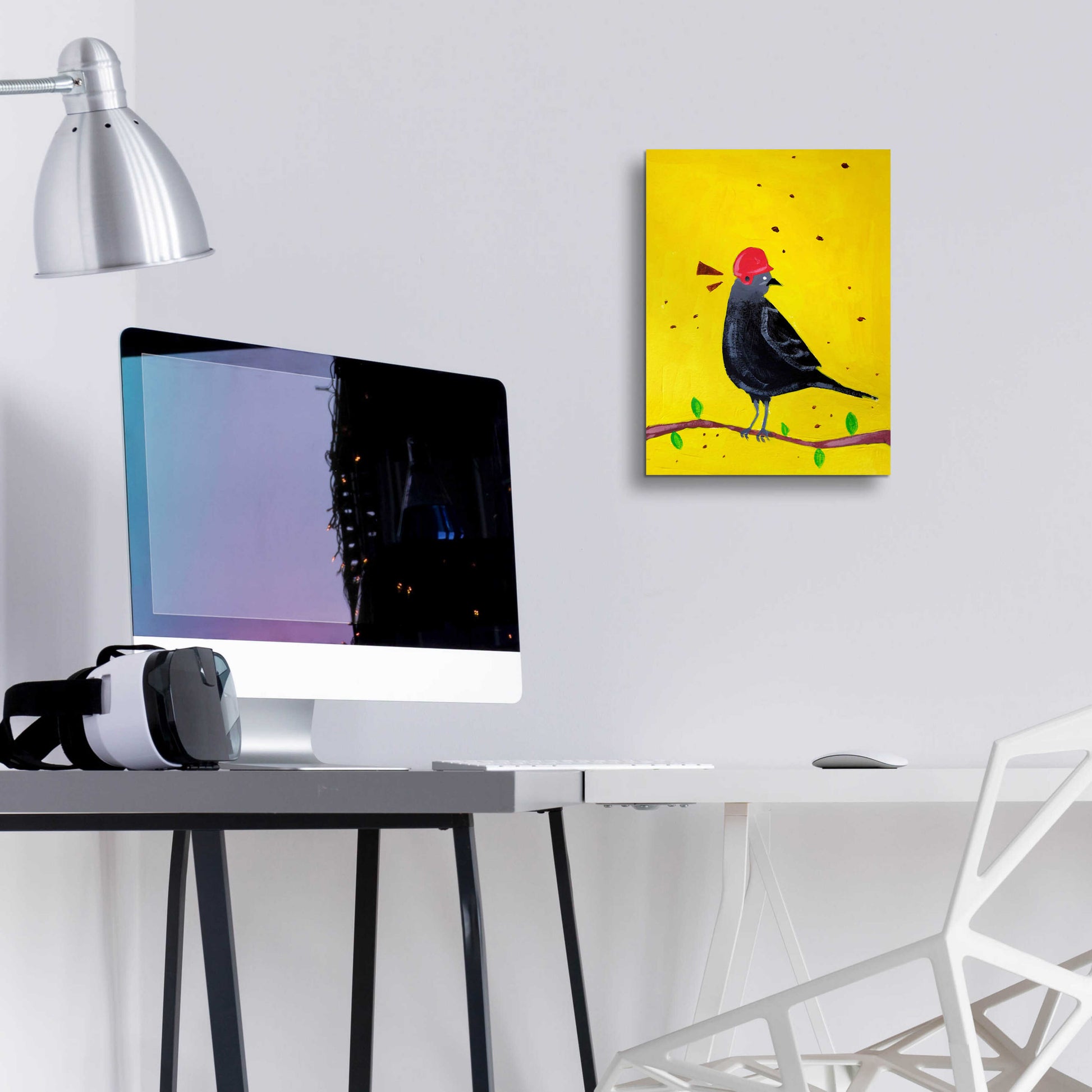 Epic Art 'Messenger Bird No. 2' by Robert Filiuta, Acrylic Glass Wall Art,12x16