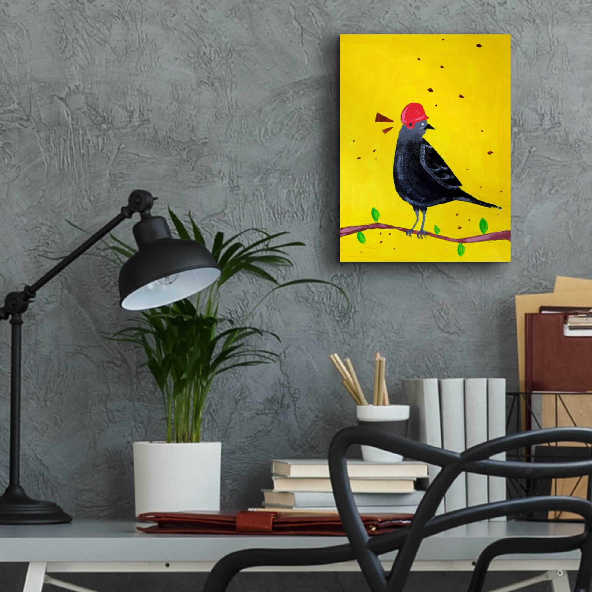 Epic Art 'Messenger Bird No. 2' by Robert Filiuta, Acrylic Glass Wall Art,12x16