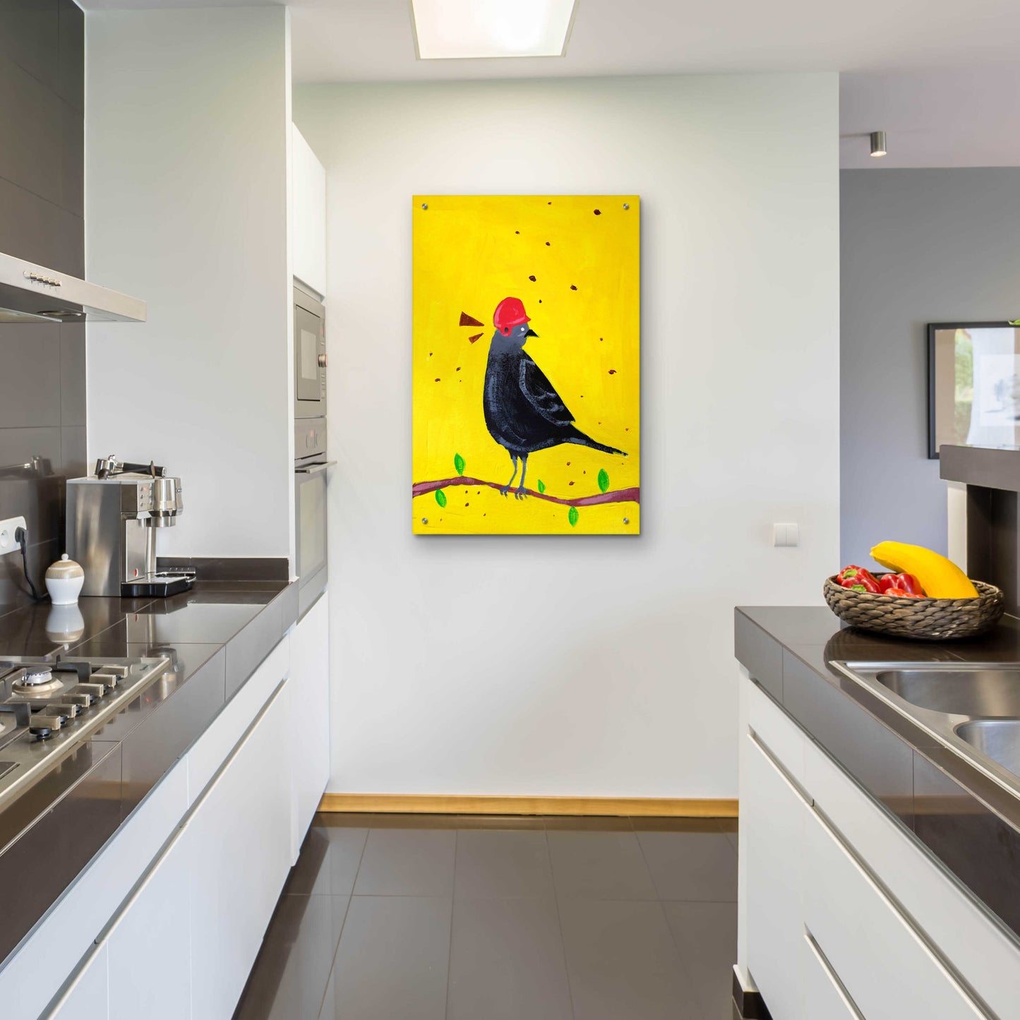 Epic Art 'Messenger Bird No. 2' by Robert Filiuta, Acrylic Glass Wall Art,24x36