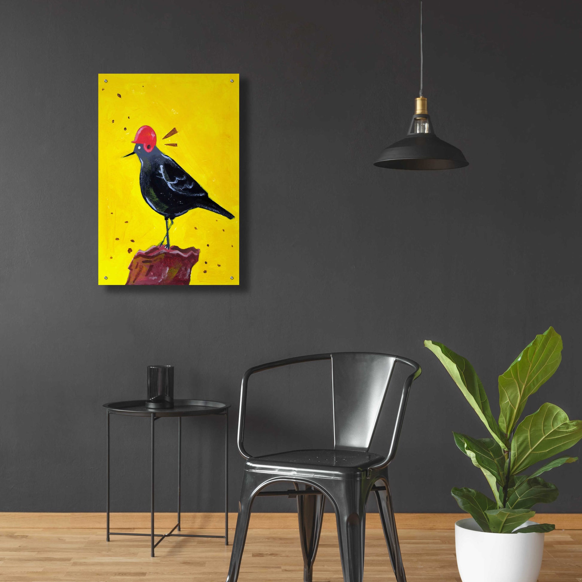 Epic Art 'Messenger Bird No. 3' by Robert Filiuta, Acrylic Glass Wall Art,24x36