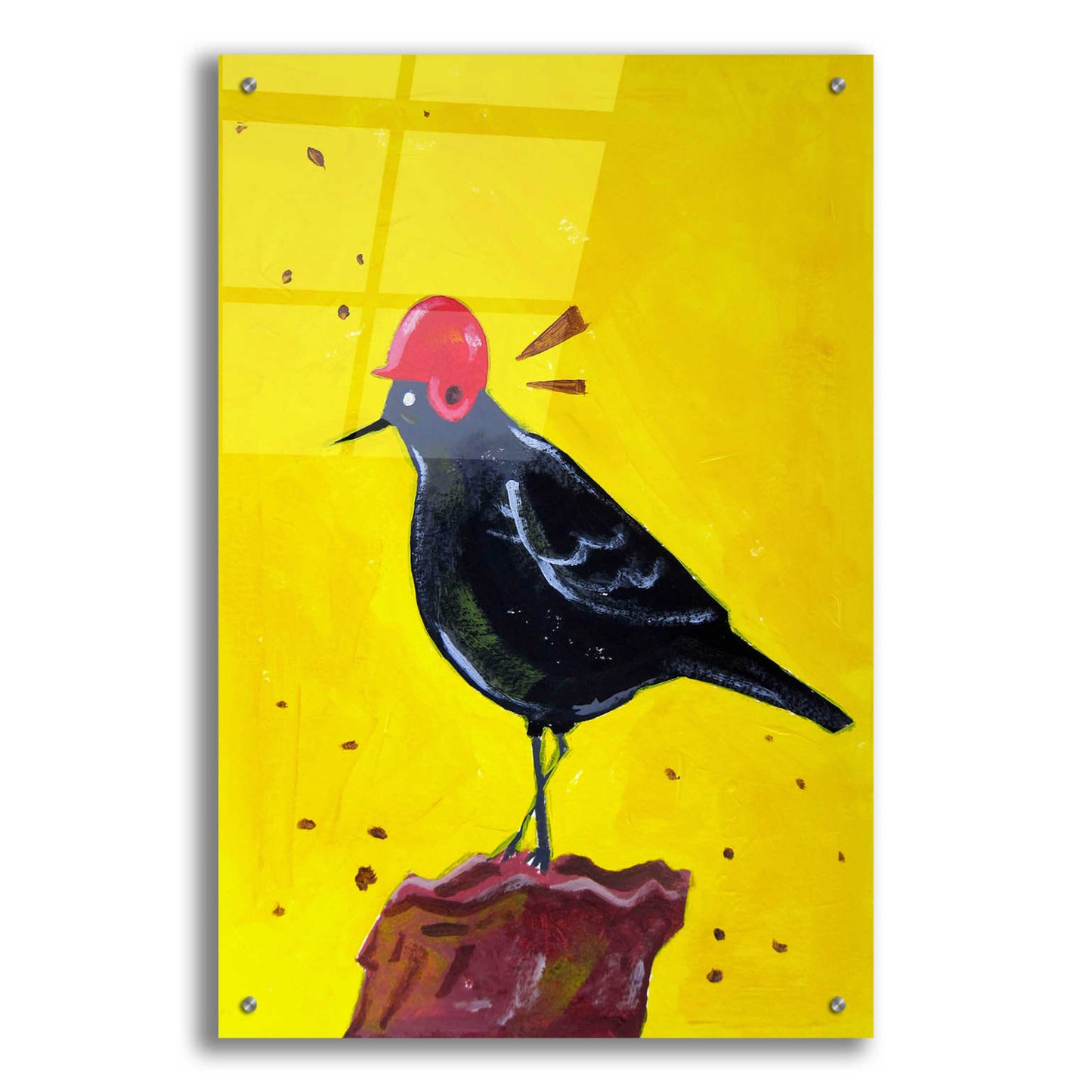 Epic Art 'Messenger Bird No. 3' by Robert Filiuta, Acrylic Glass Wall Art,24x36